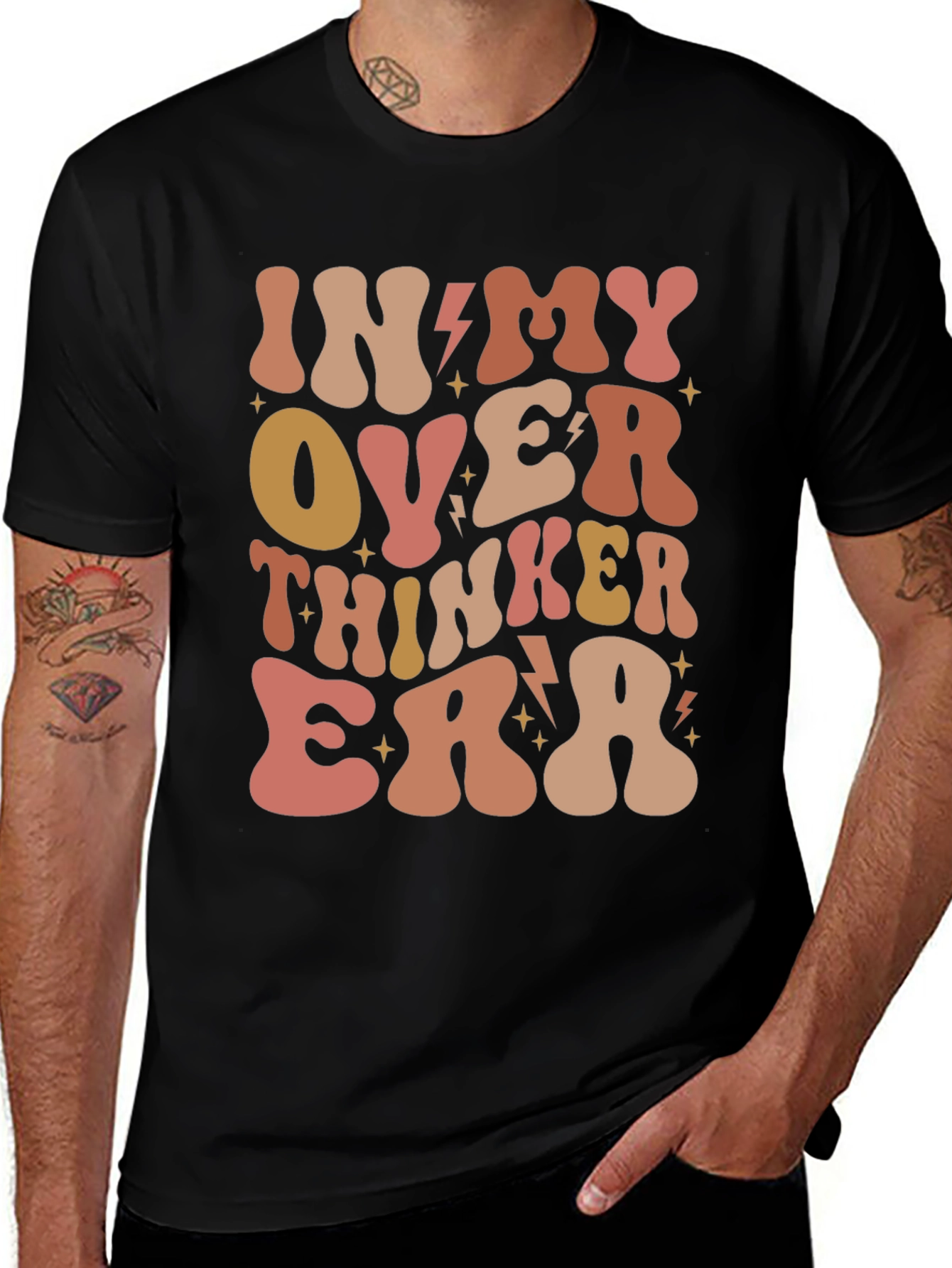 Over Thinker Era Tee - Trendy Retro Style