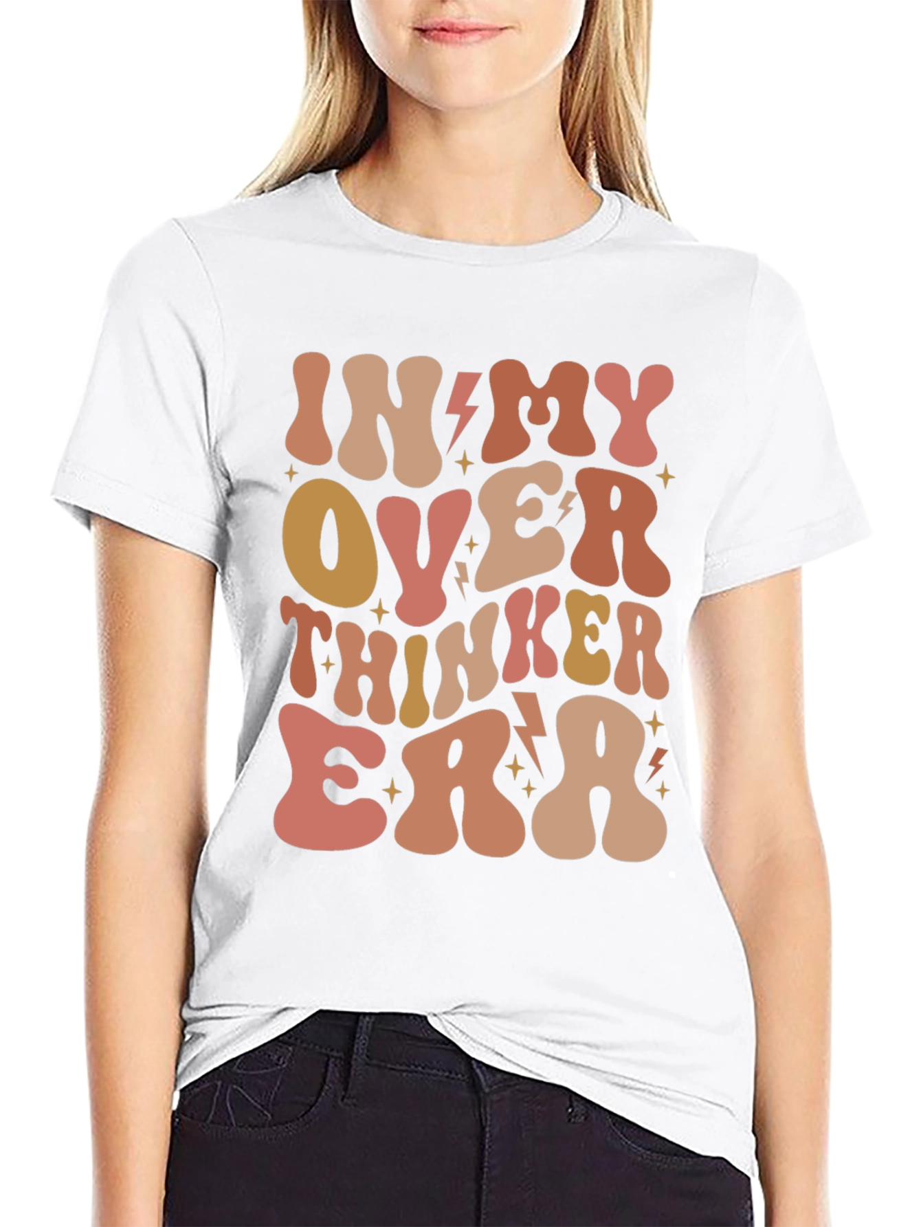 Over Thinker Era Tee - Trendy Retro Style