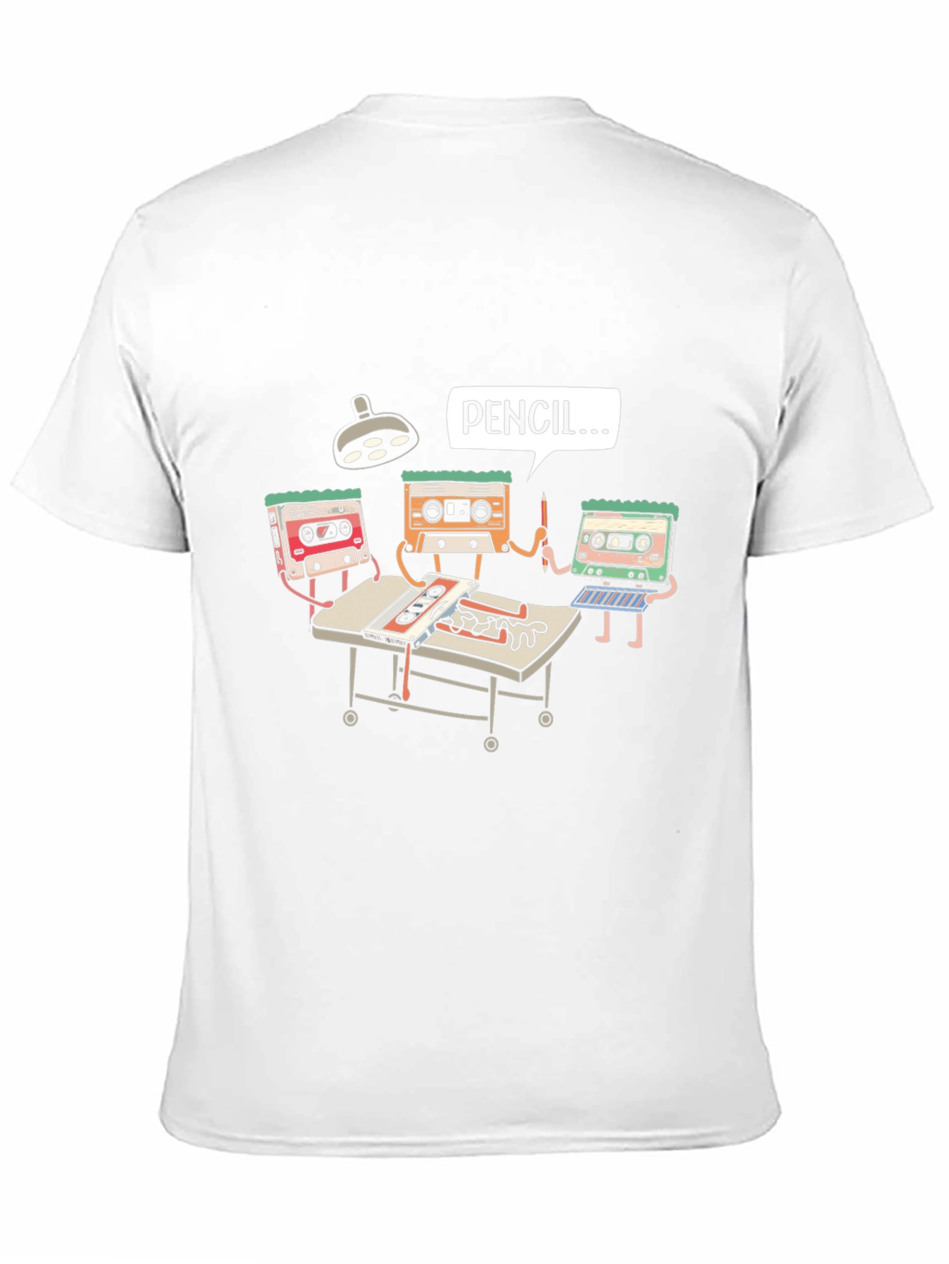 Cassette Tape Surgery T-Shirt - Funny Graphic Tee