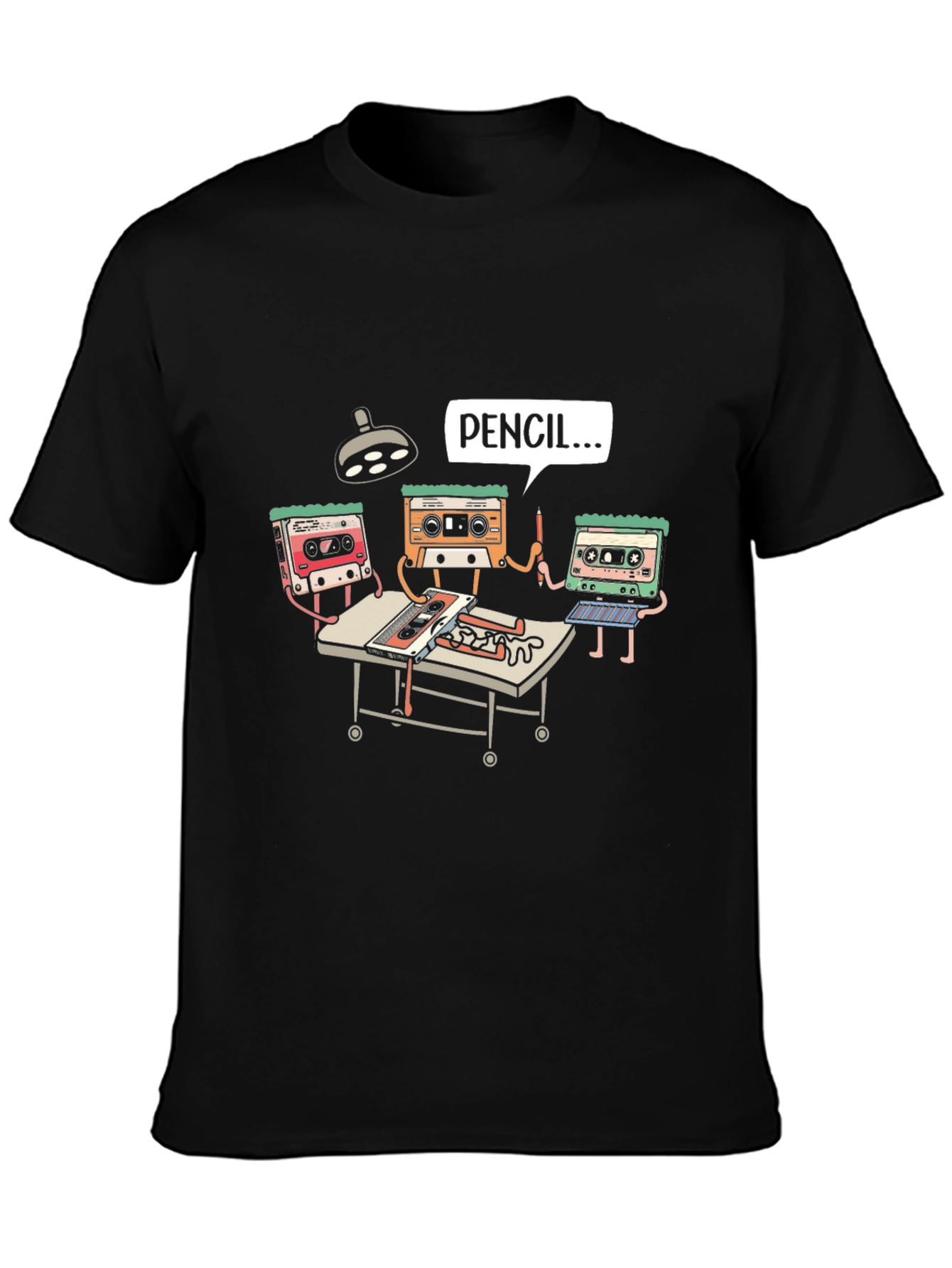 Cassette Tape Surgery T-Shirt - Funny Graphic Tee