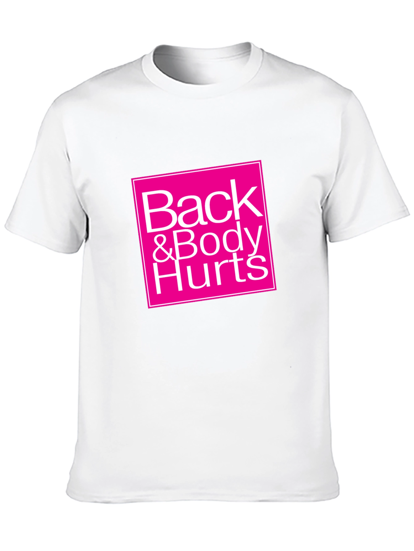 Back & Body Hurts Graphic Tee - Black