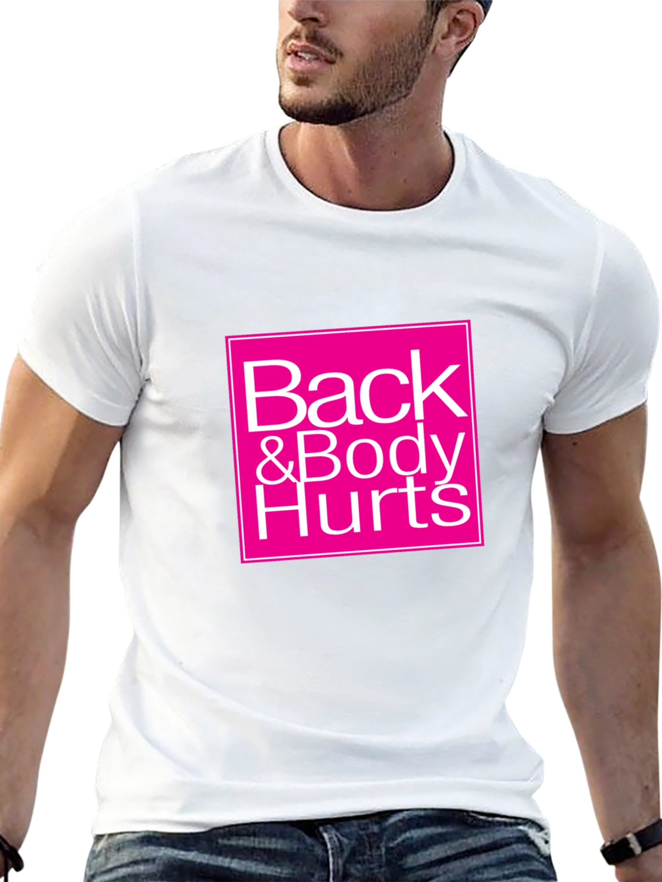 Back & Body Hurts Graphic Tee - Black