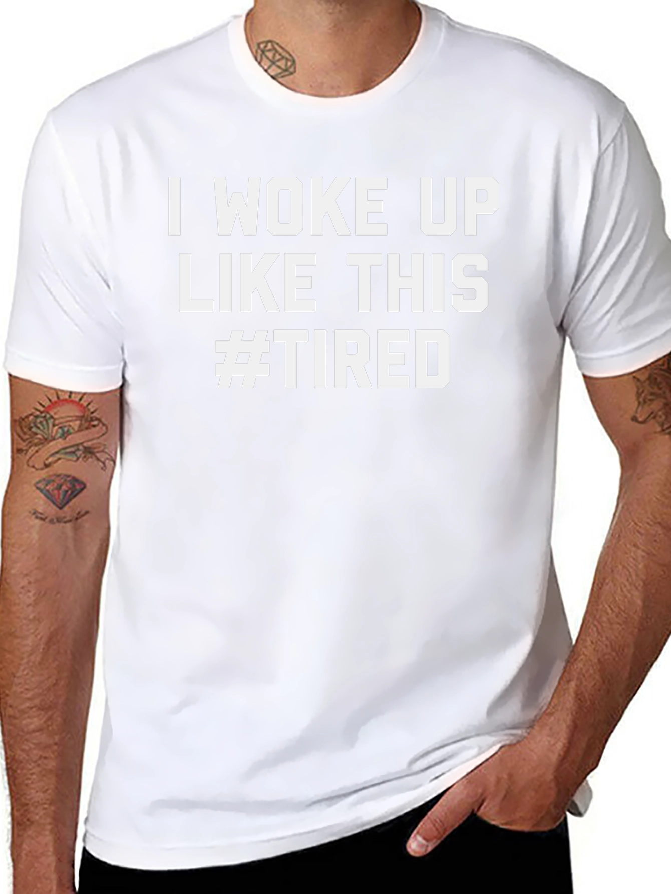 I Woke Up Like This #Tired Graphic Tee