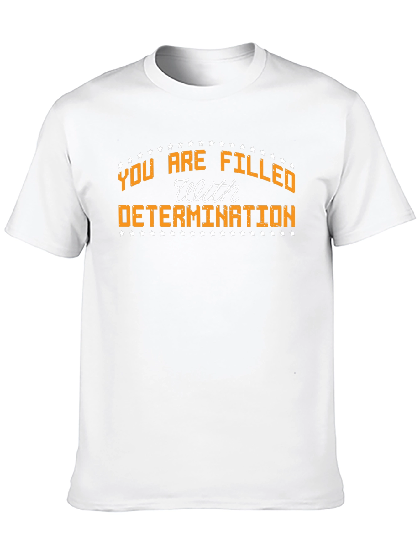 Motivational Determination Graphic Tee - Black