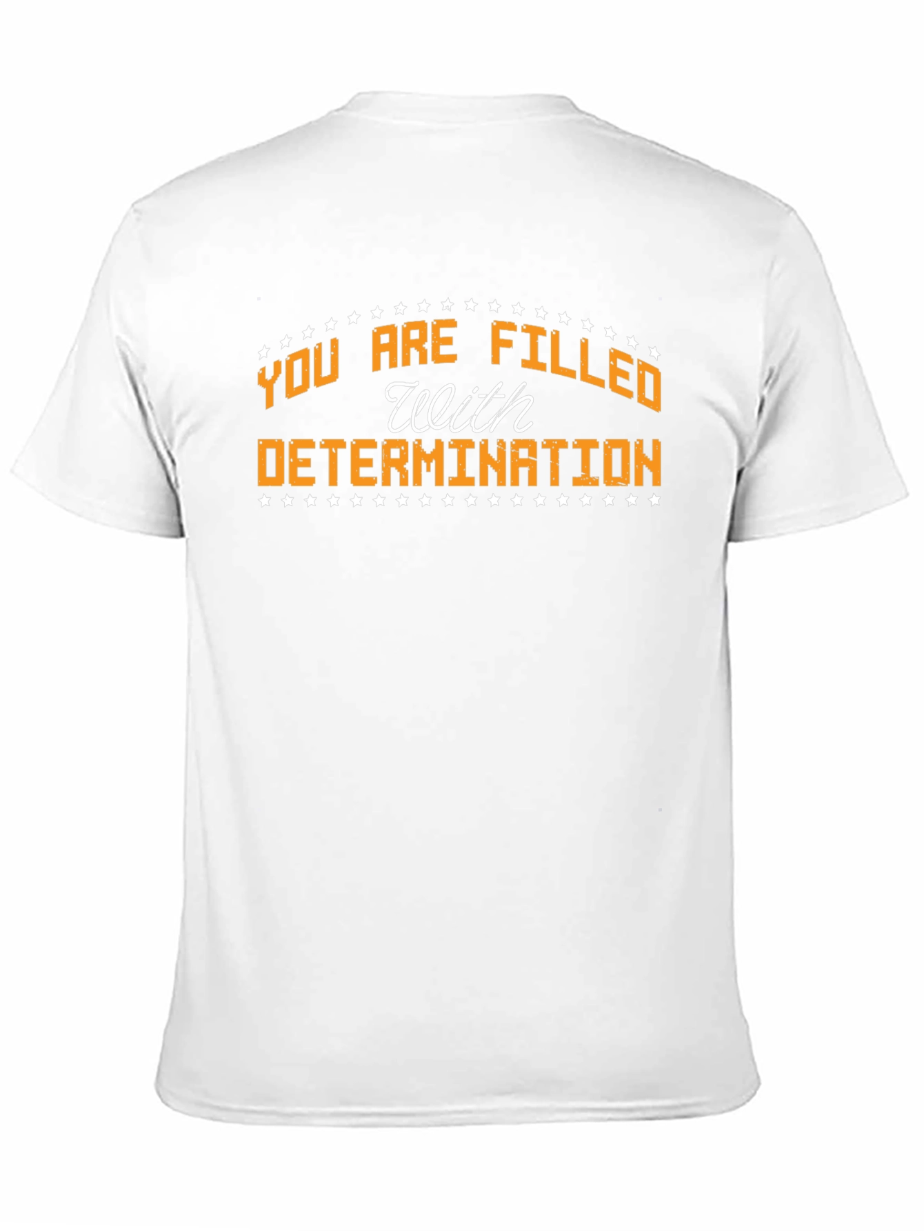 Motivational Determination Graphic Tee - Black