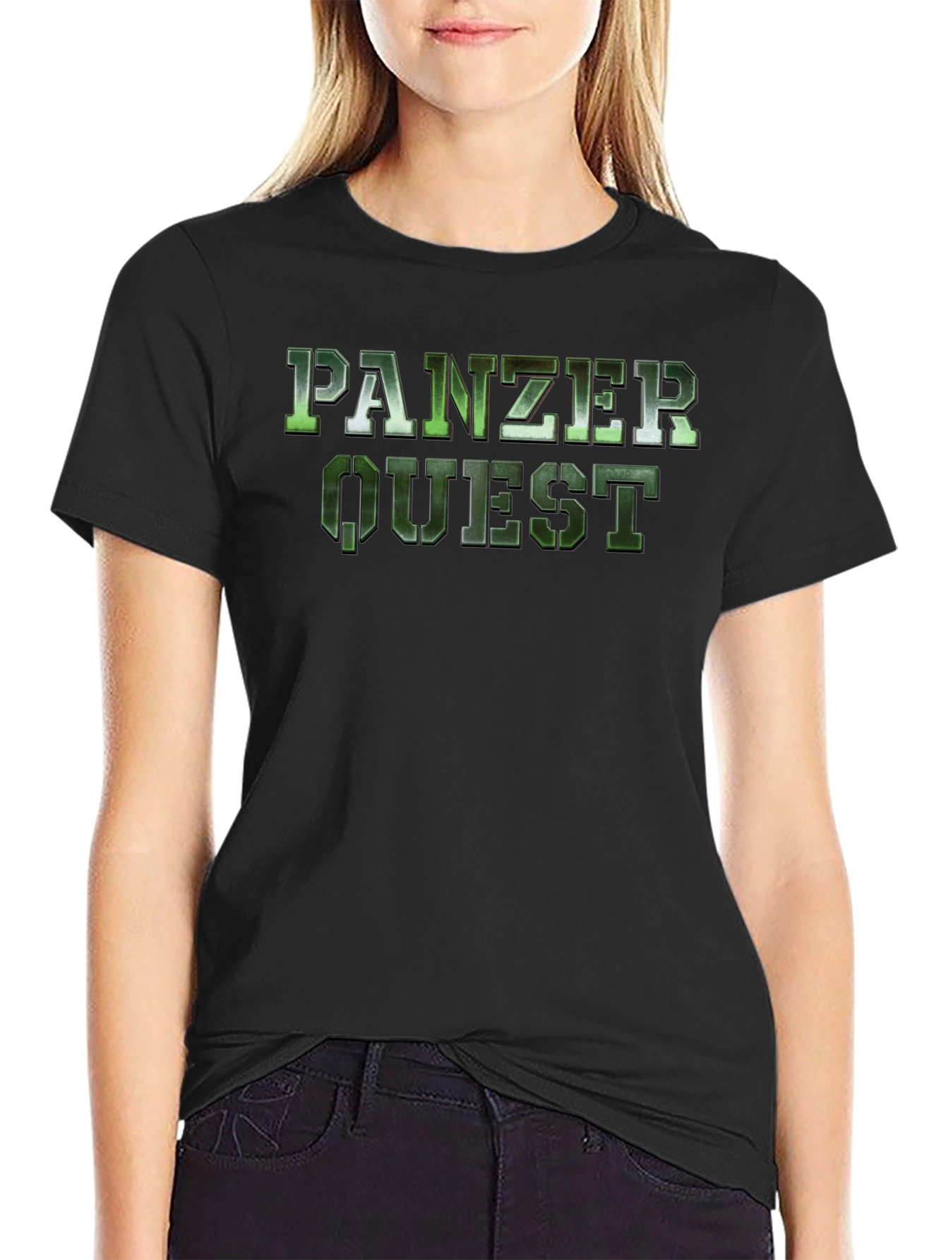 Panzer Quest Graphic T-Shirt - Black