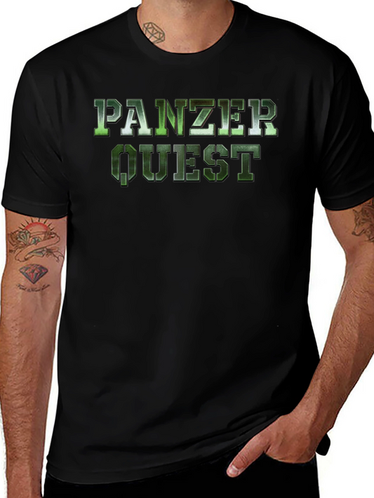 Panzer Quest Graphic T-Shirt - Black