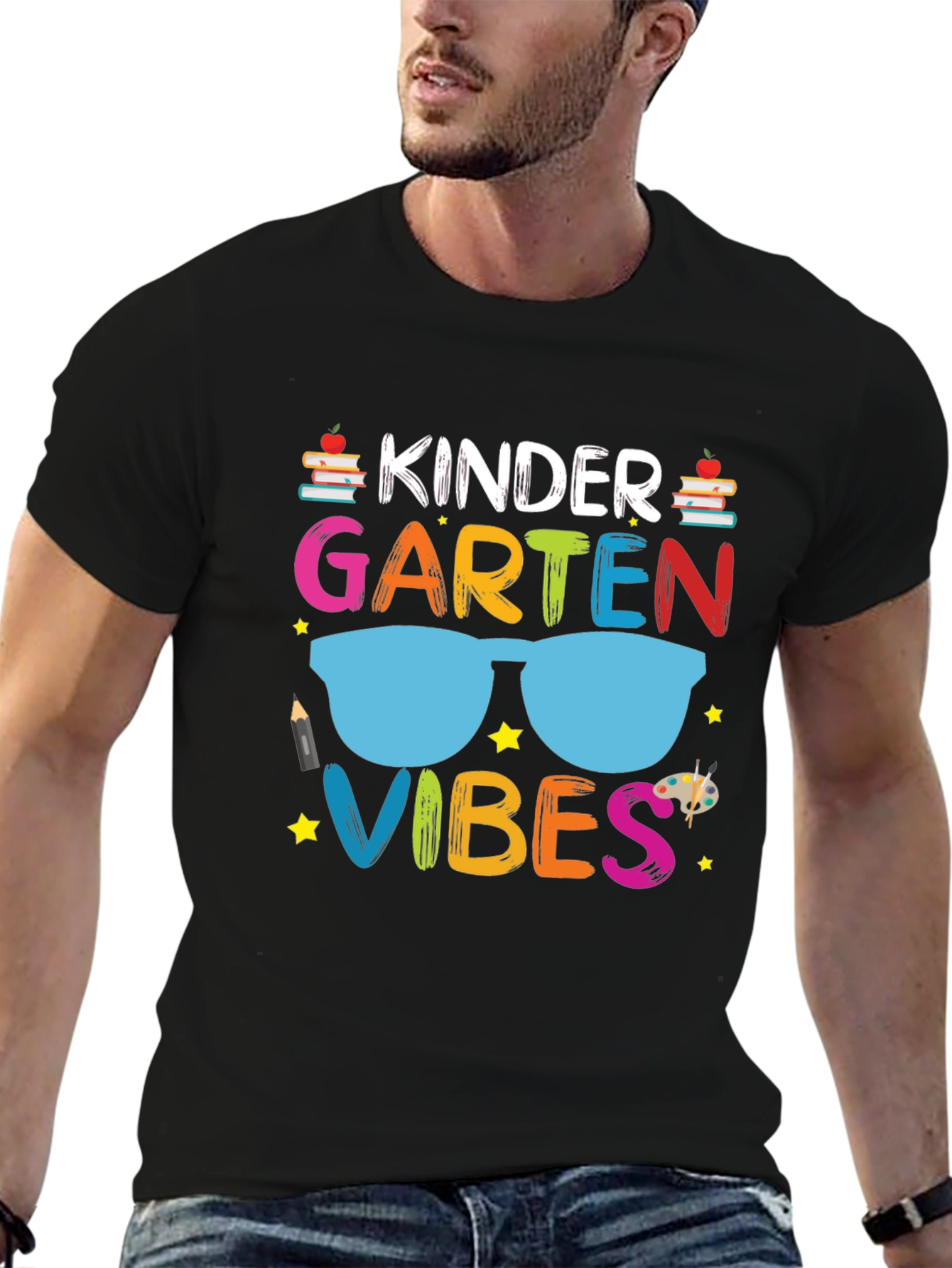 Kindergarten Vibes Graphic Tee - Back to School T-Shirt