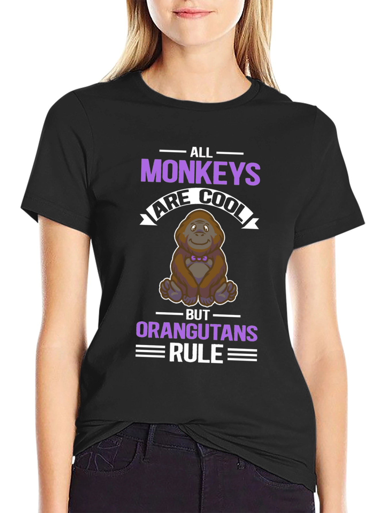 All Monkeys are Cool Orangutans Rule T-Shirt