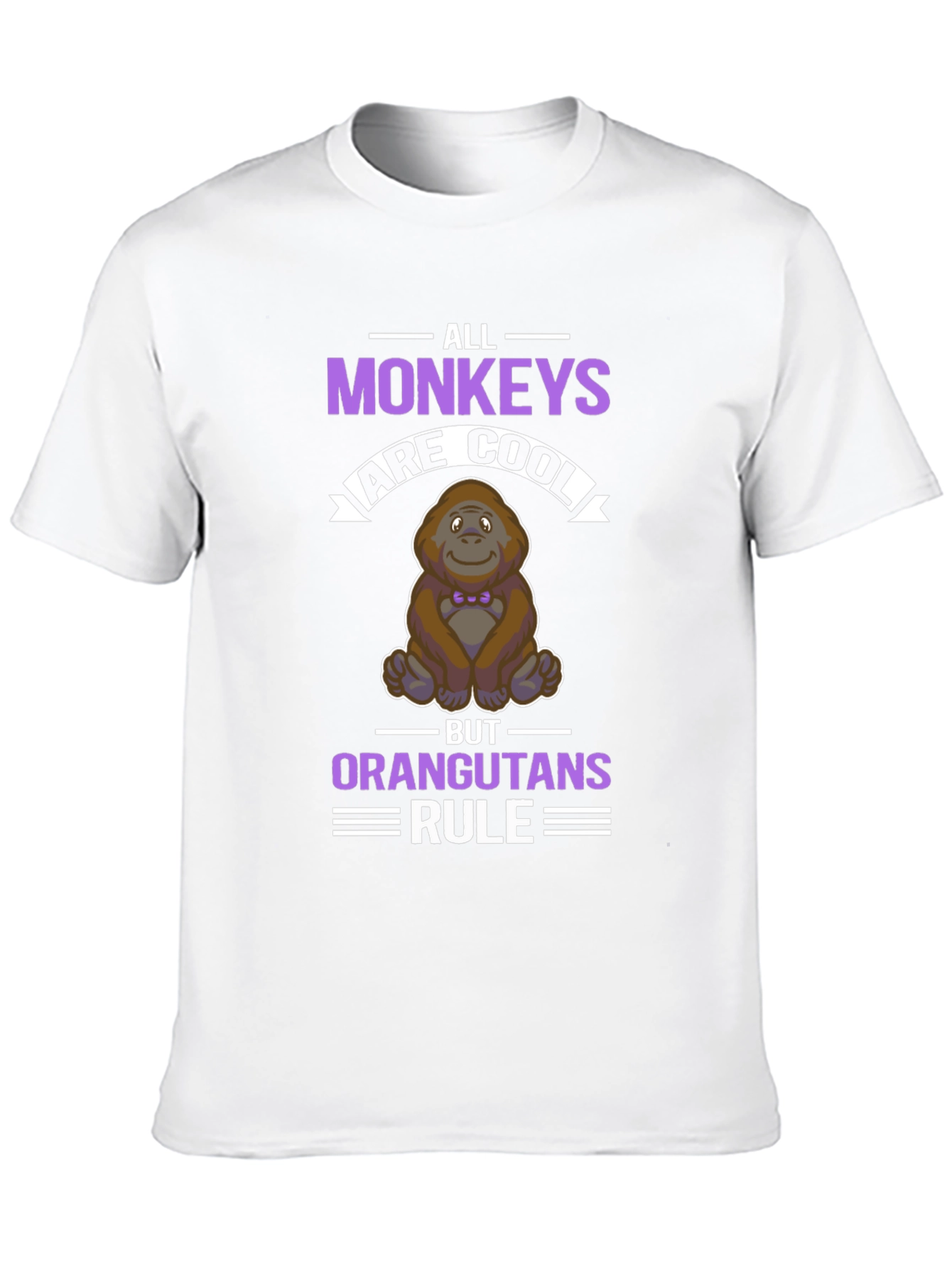 All Monkeys are Cool Orangutans Rule T-Shirt