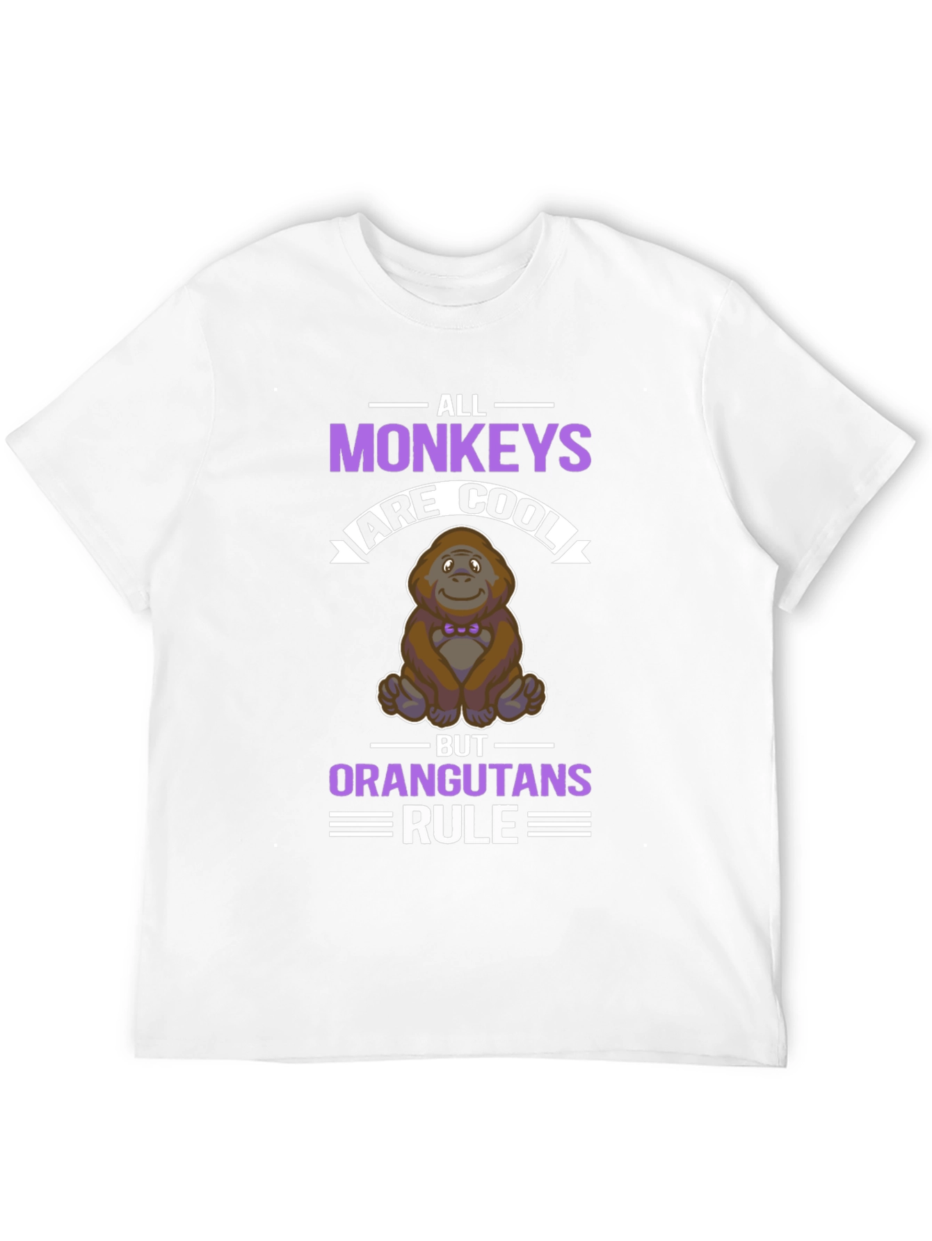 All Monkeys are Cool Orangutans Rule T-Shirt