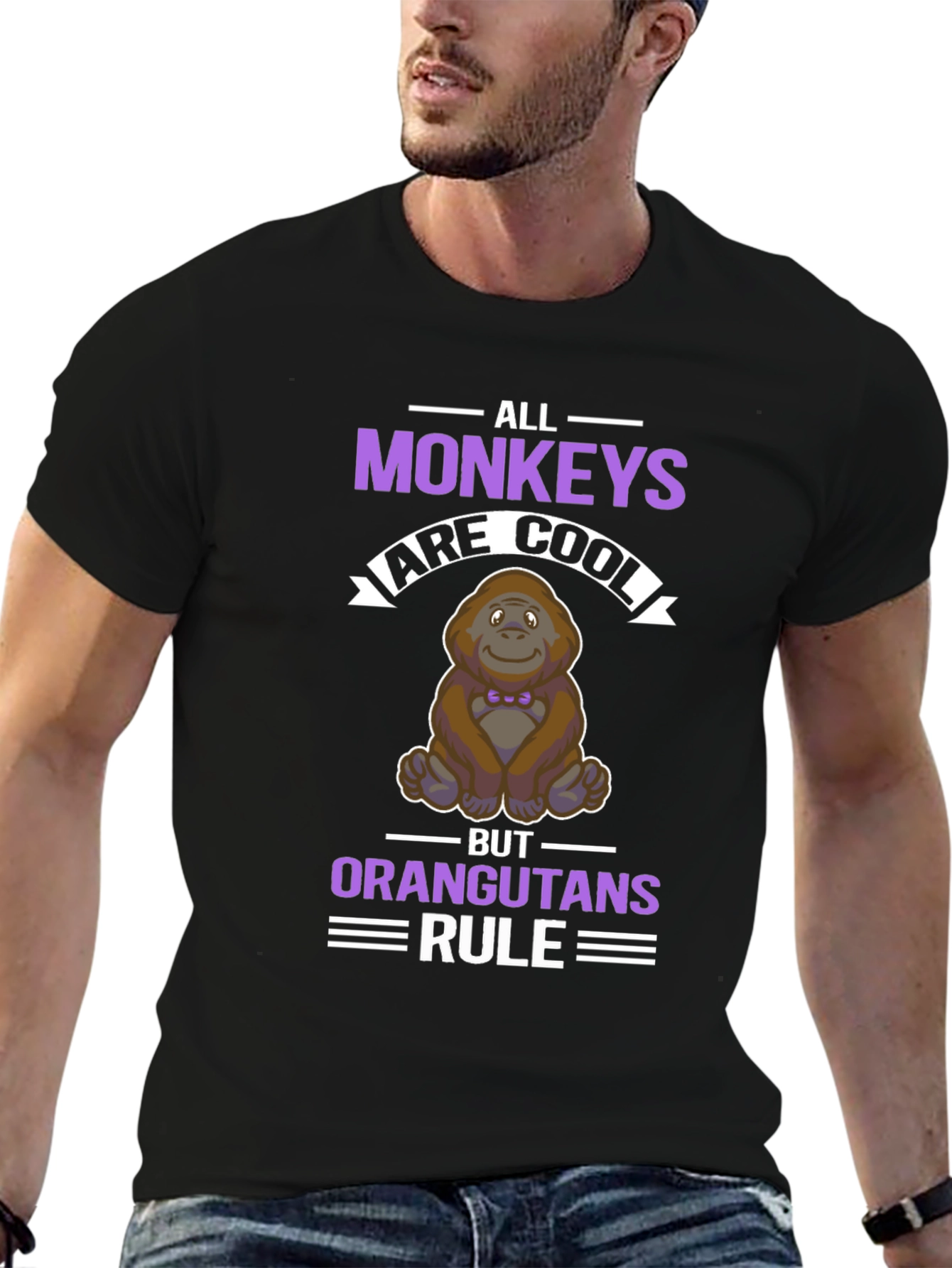 All Monkeys are Cool Orangutans Rule T-Shirt