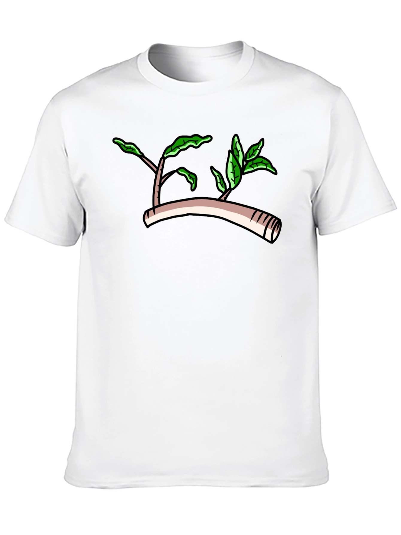 Nature Graphic Black T-Shirt