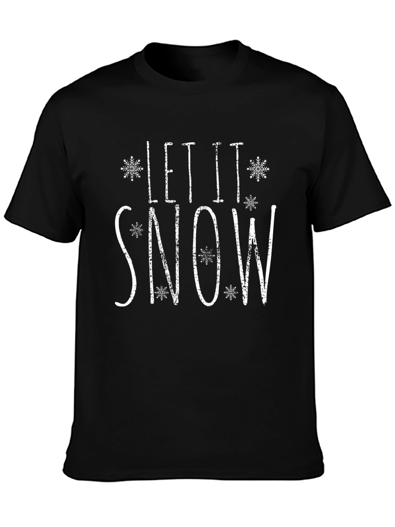 Let it Snow Graphic Tee - Winter Holiday Shirt