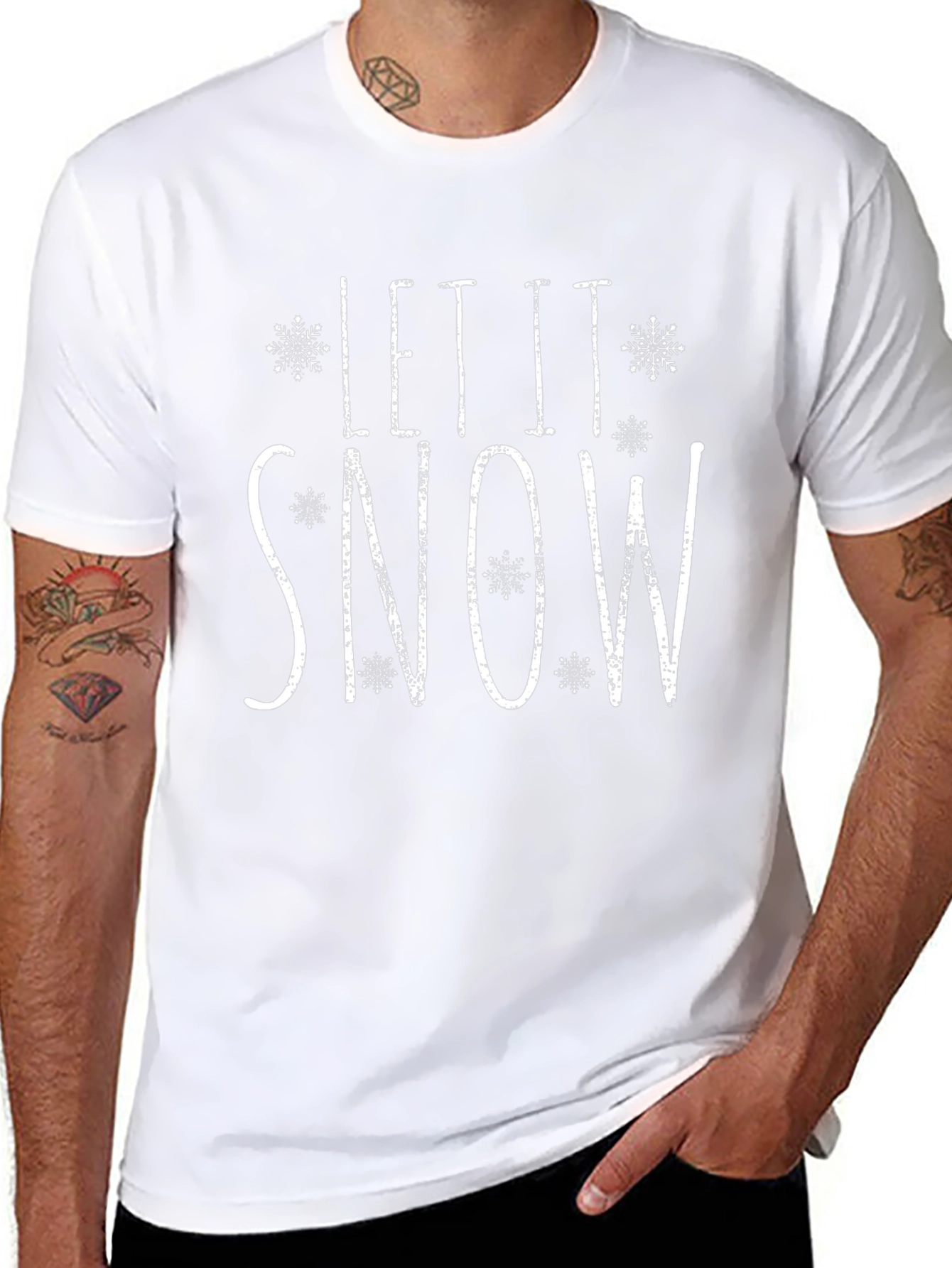 Let it Snow Graphic Tee - Winter Holiday Shirt
