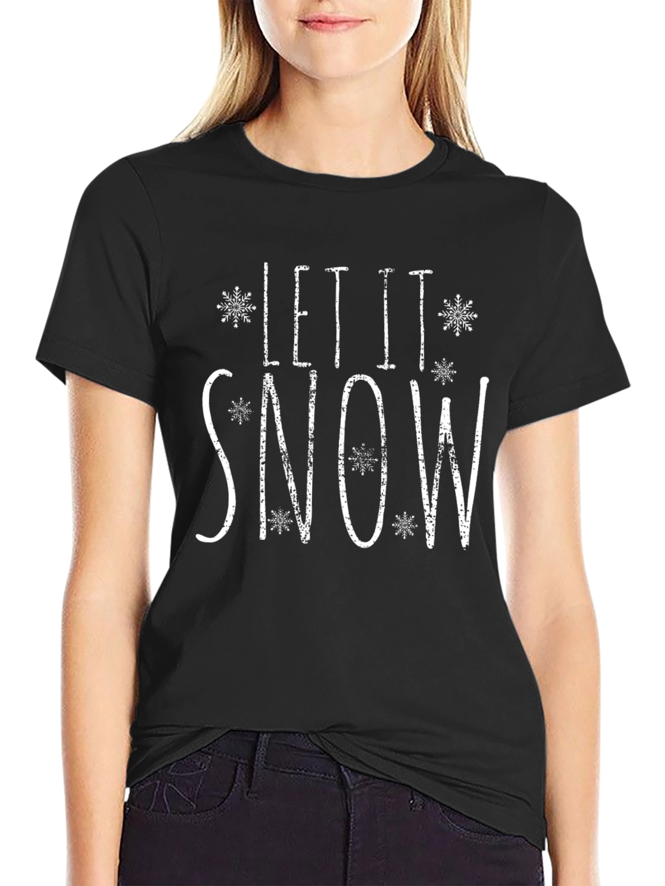 Let it Snow Graphic Tee - Winter Holiday Shirt