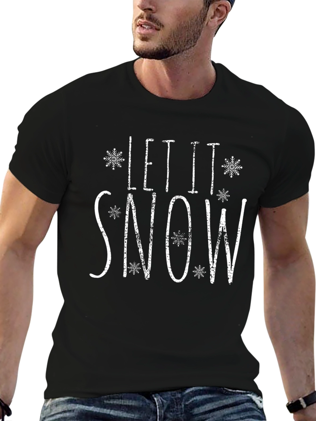 Let it Snow Graphic Tee - Winter Holiday Shirt