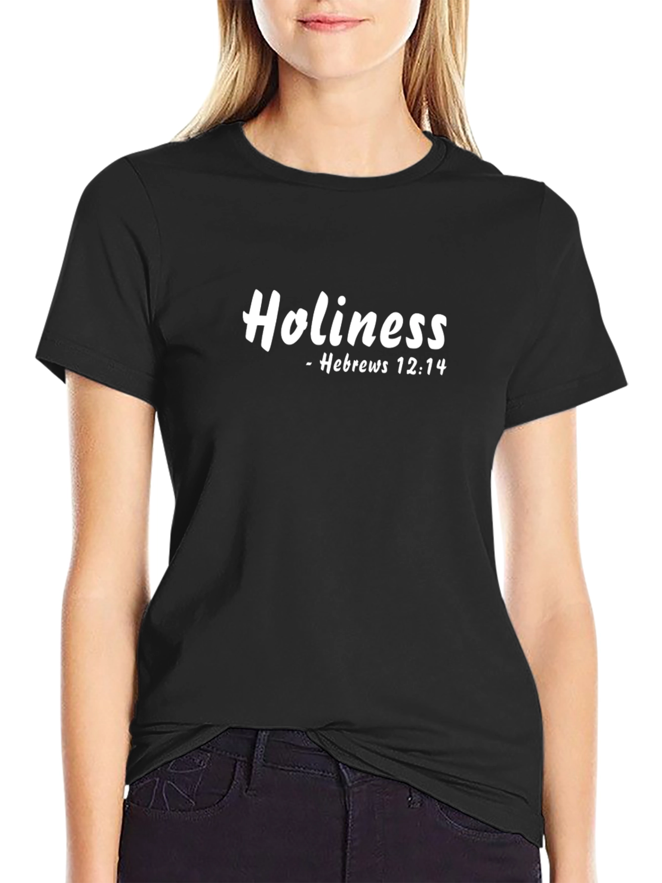 Holiness Hebrews 12:14 Christian T-Shirt