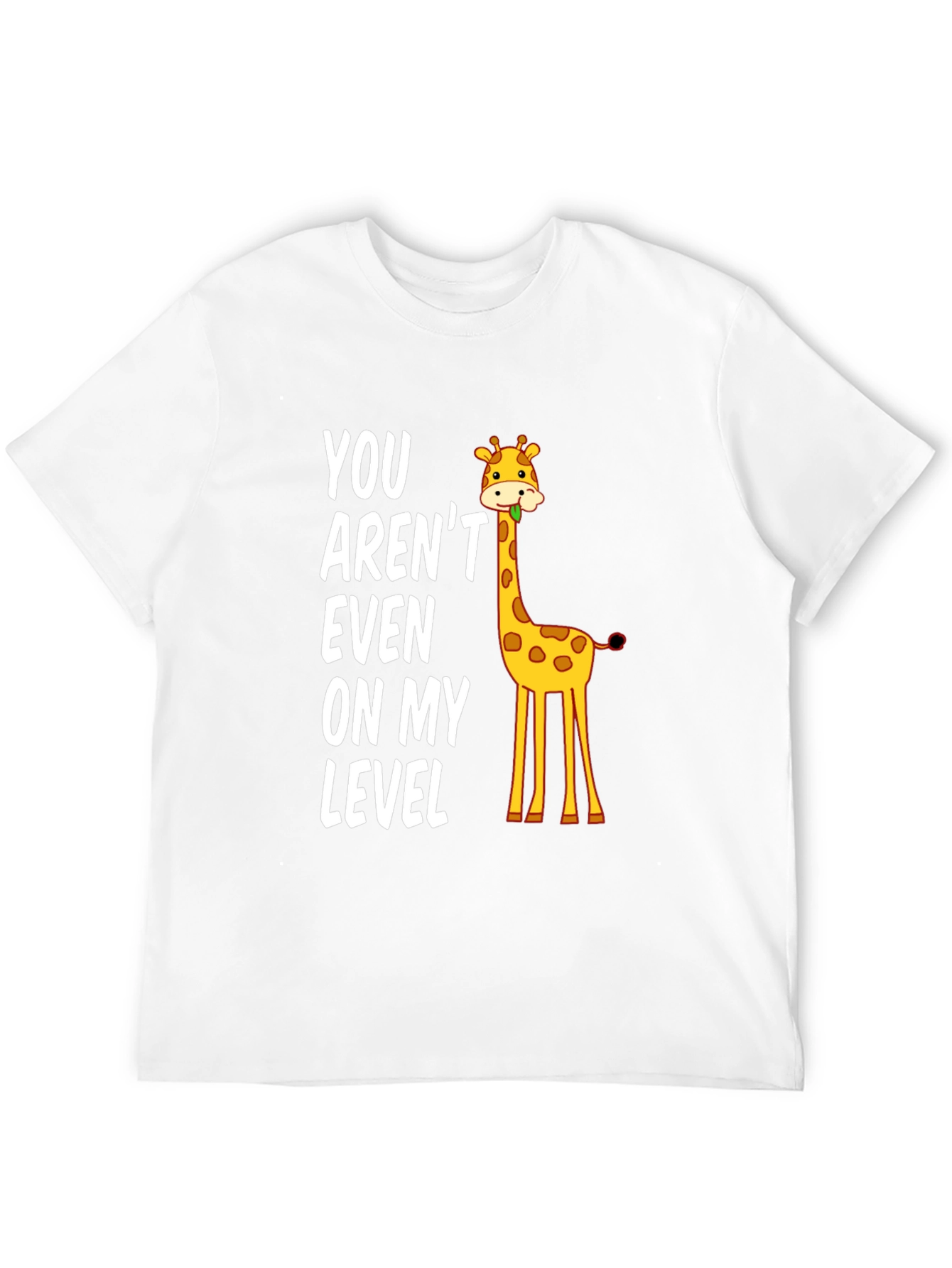 Funny Giraffe Level T-Shirt