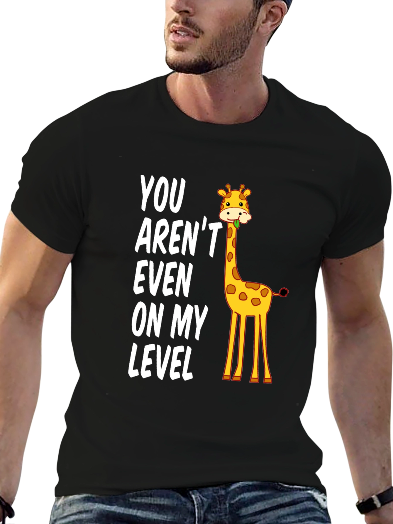 Funny Giraffe Level T-Shirt