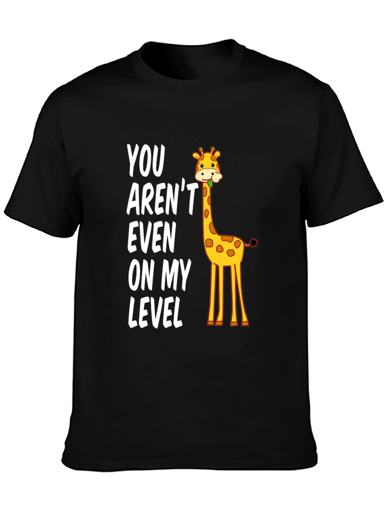 Funny Giraffe Level T-Shirt