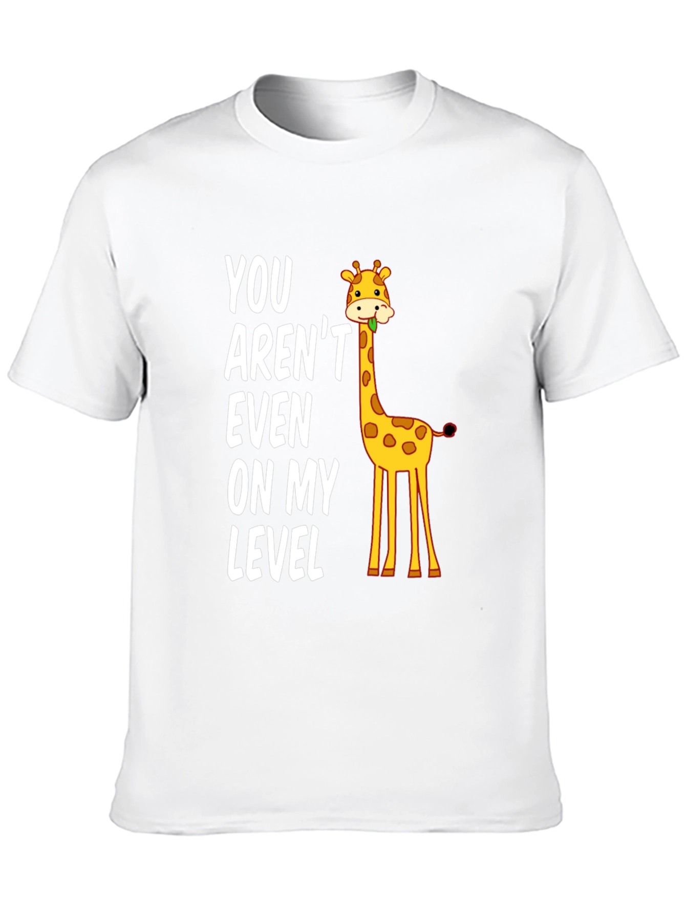 Funny Giraffe Level T-Shirt