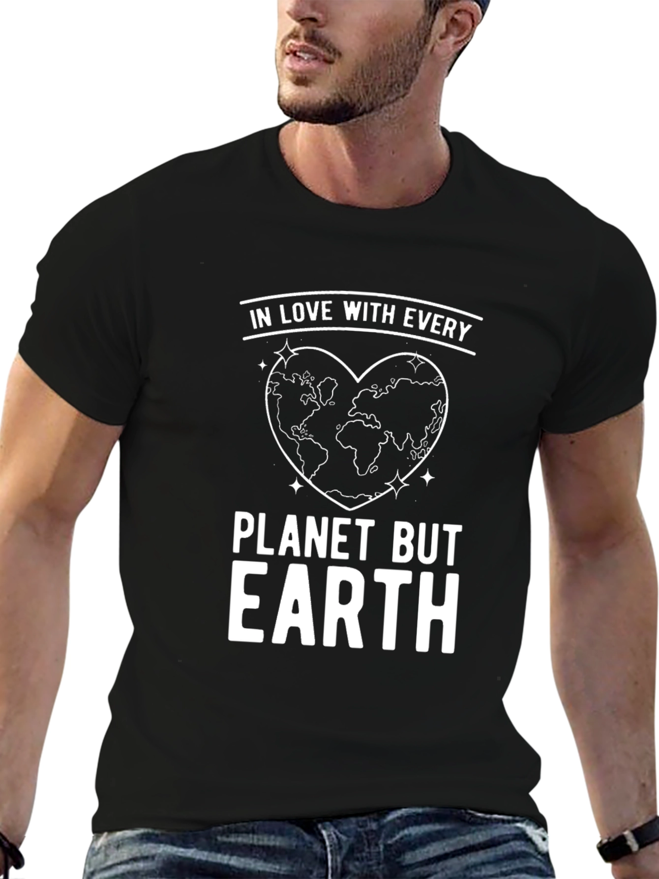 In Love With Every Planet But Earth Graphic Tee