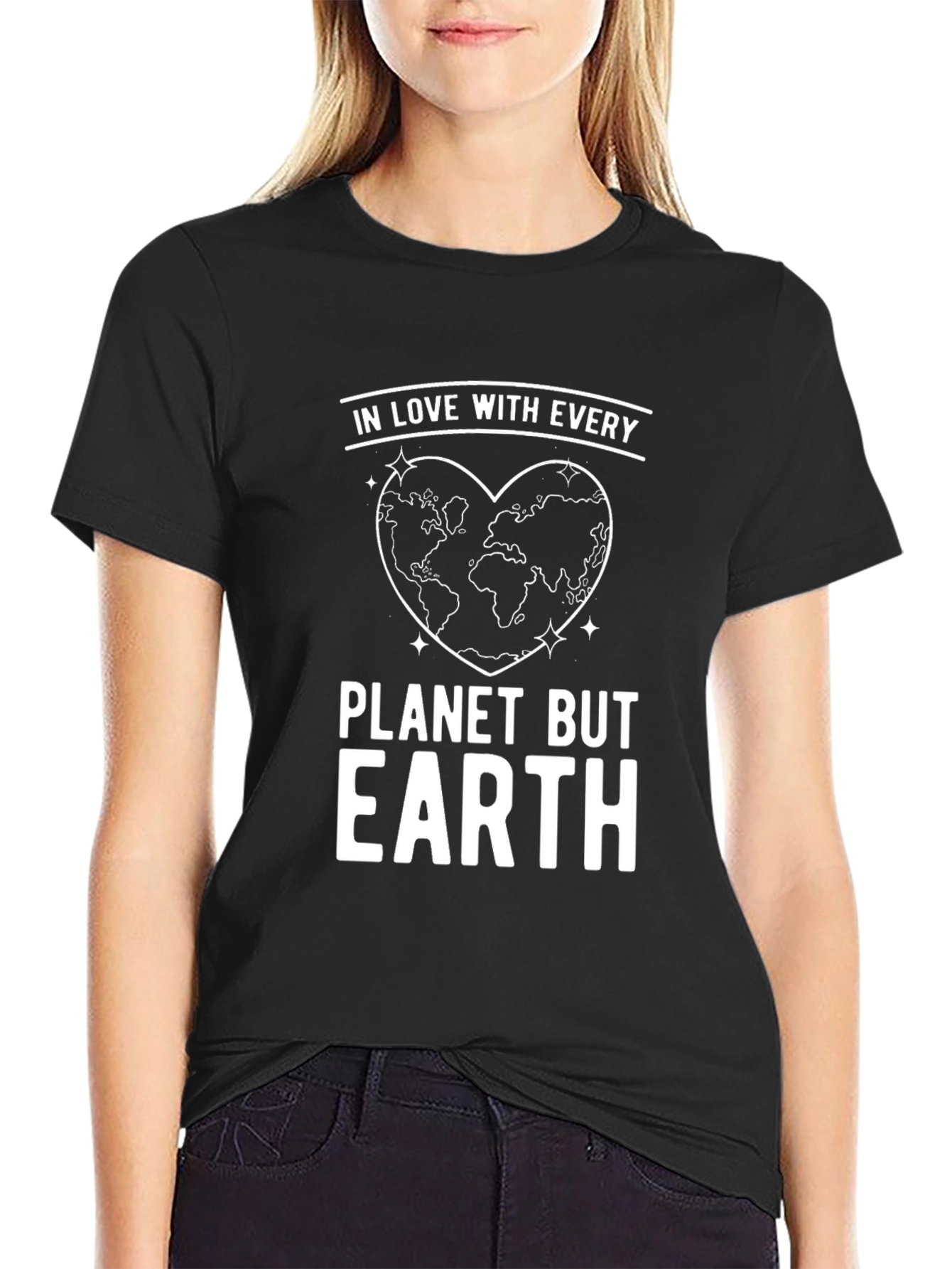 In Love With Every Planet But Earth Graphic Tee