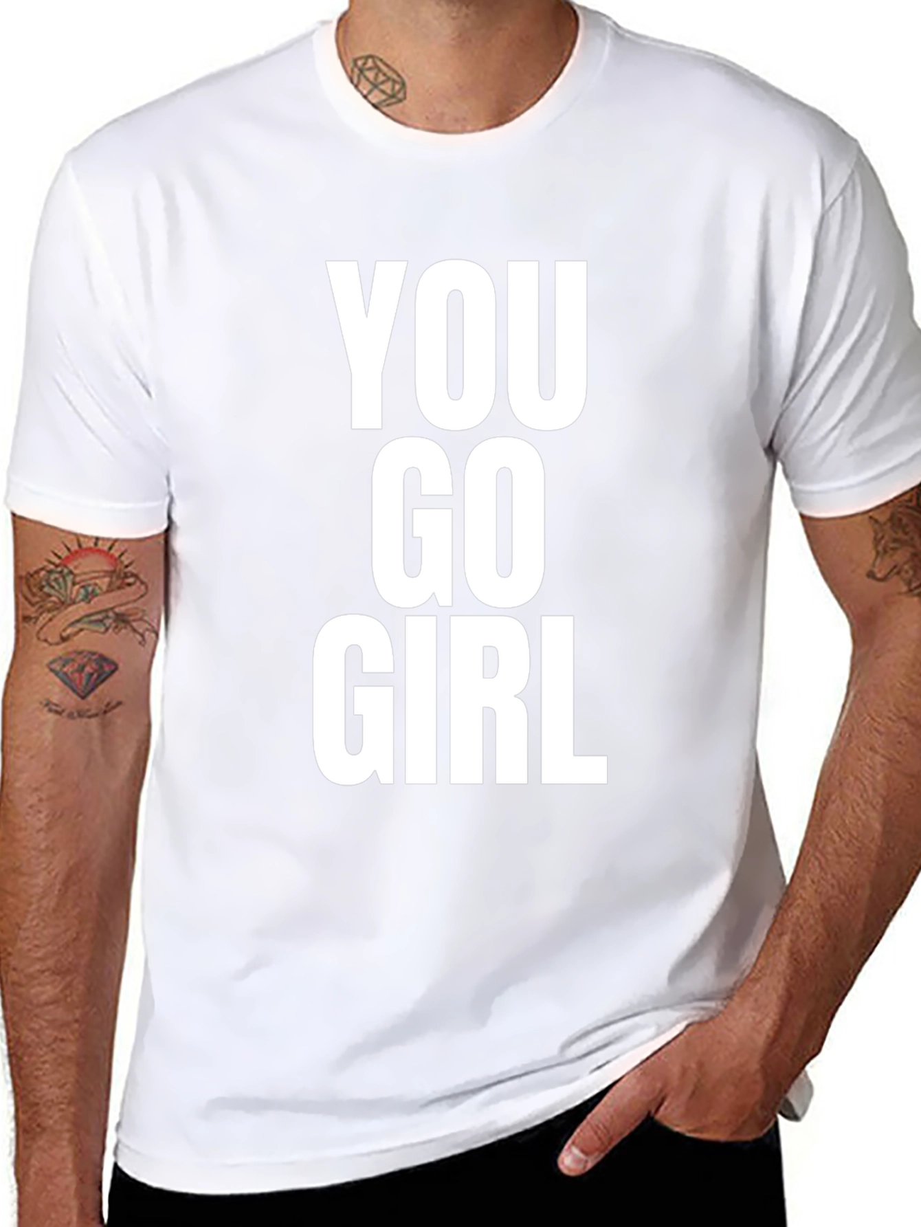 You Go Girl Graphic T-Shirt - Black