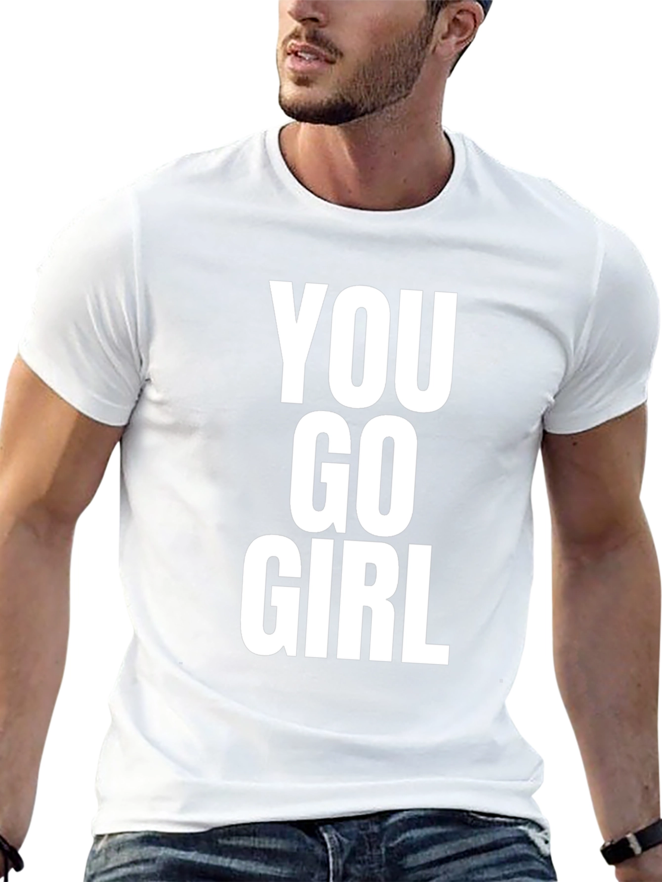 You Go Girl Graphic T-Shirt - Black