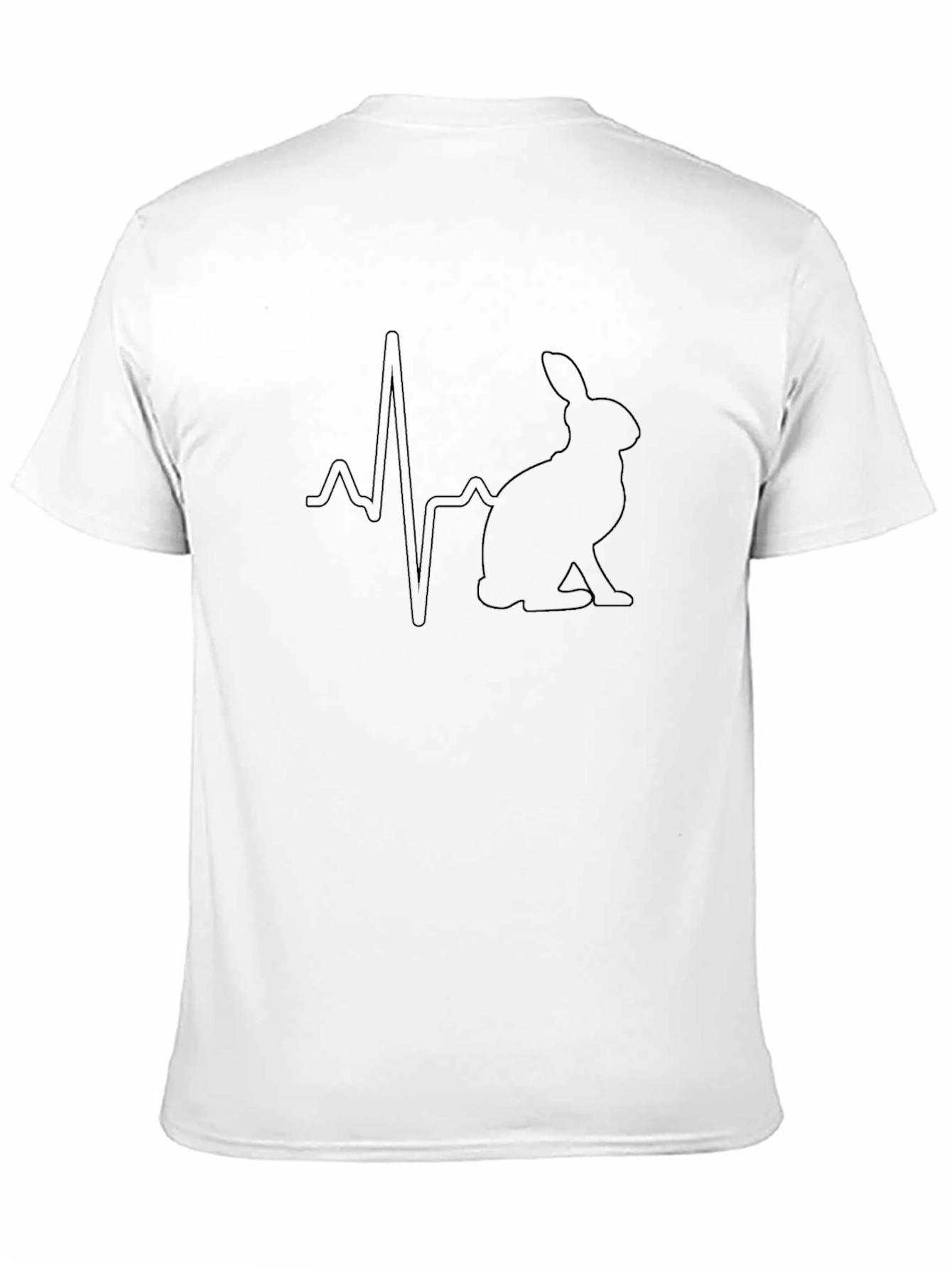 Rabbit Heartbeat Graphic T-Shirt