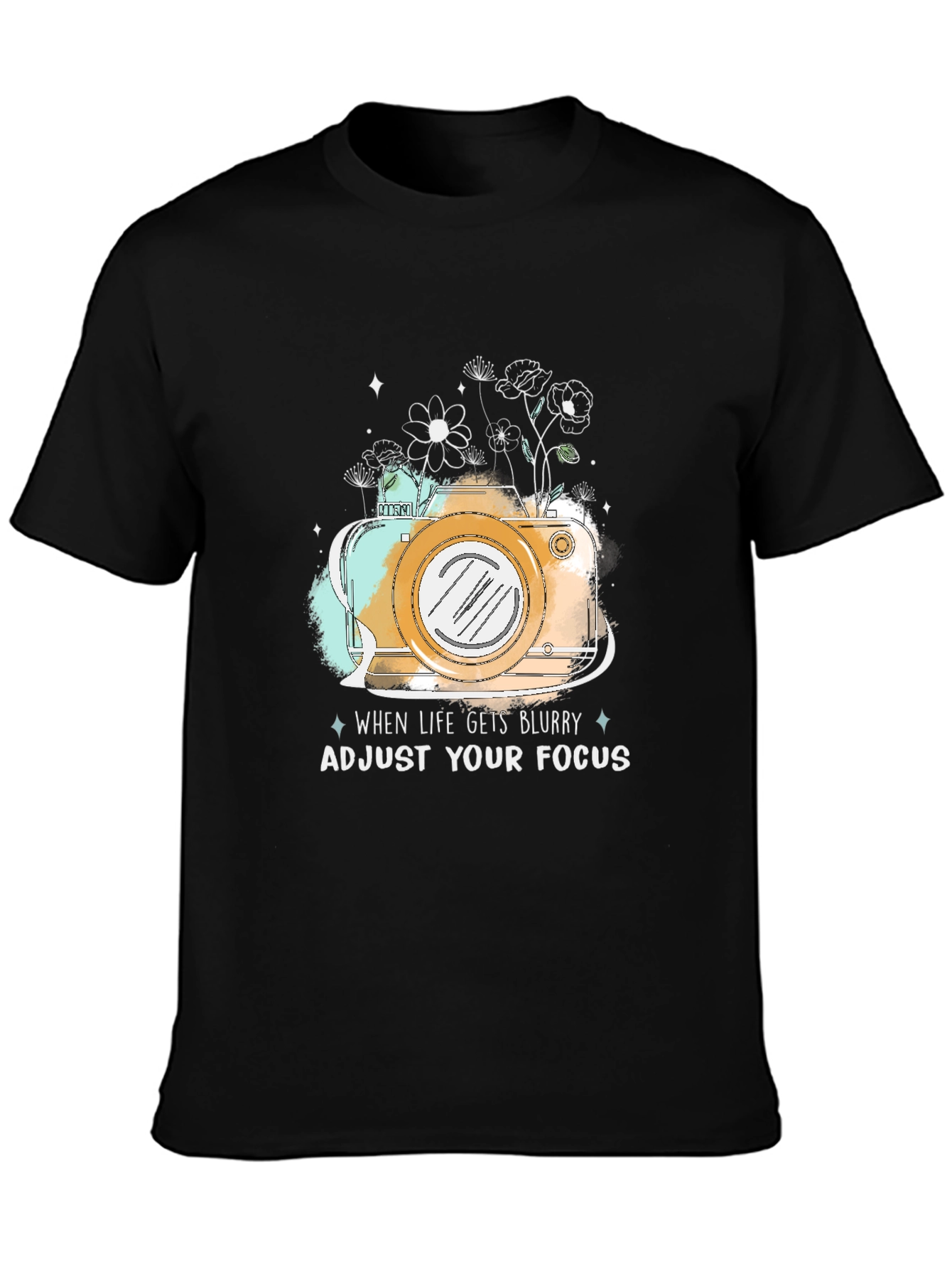 Camera Graphic Tee - Adjust Your Focus