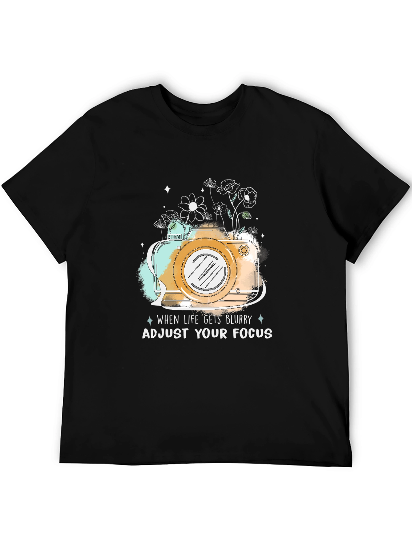 Camera Graphic Tee - Adjust Your Focus