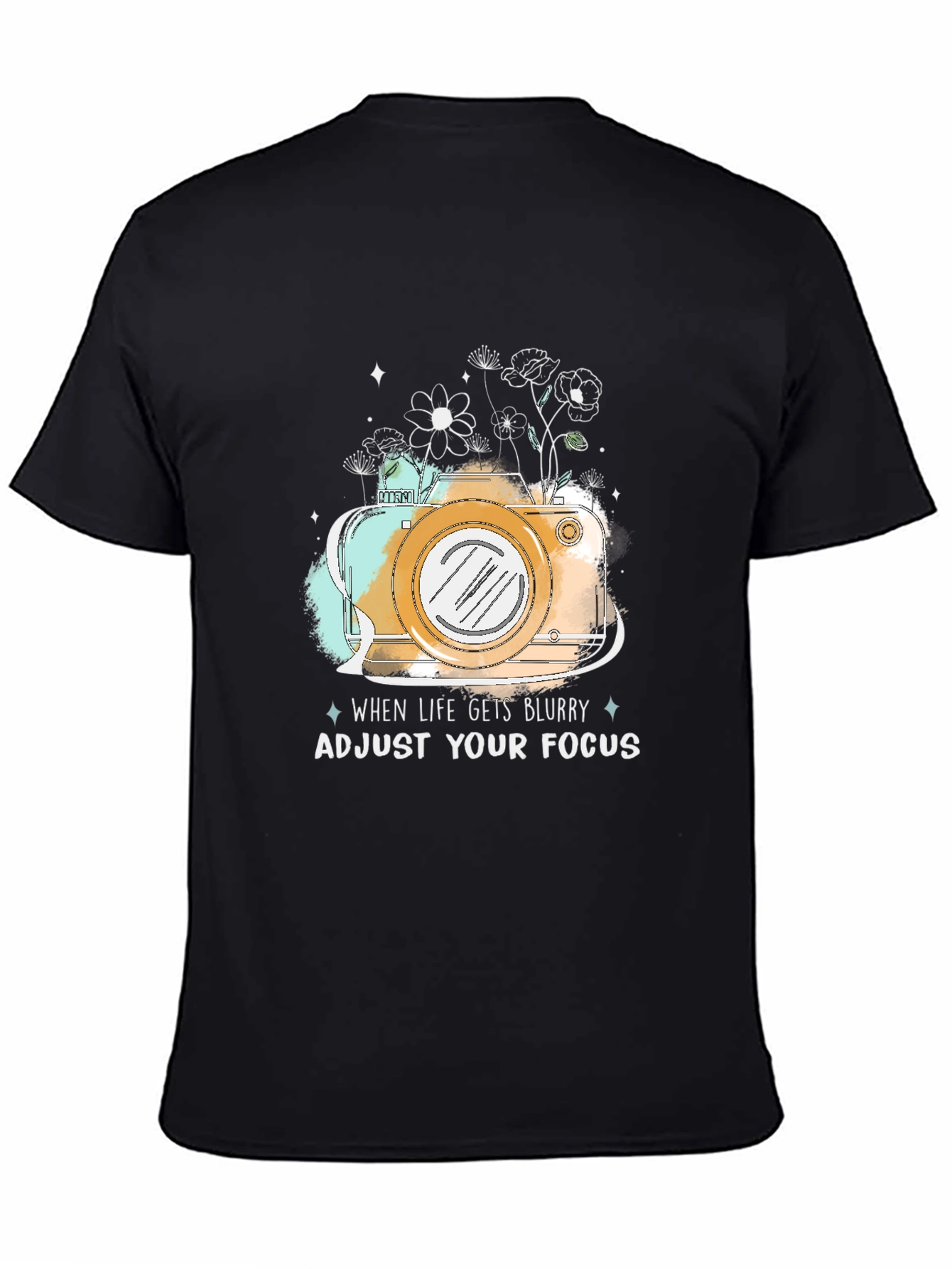 Camera Graphic Tee - Adjust Your Focus