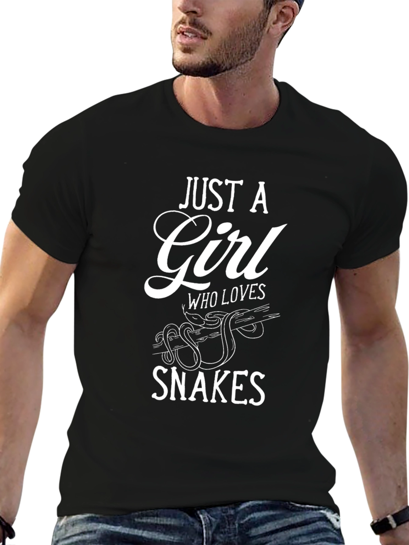 Just a Girl Who Loves Snakes T-Shirt