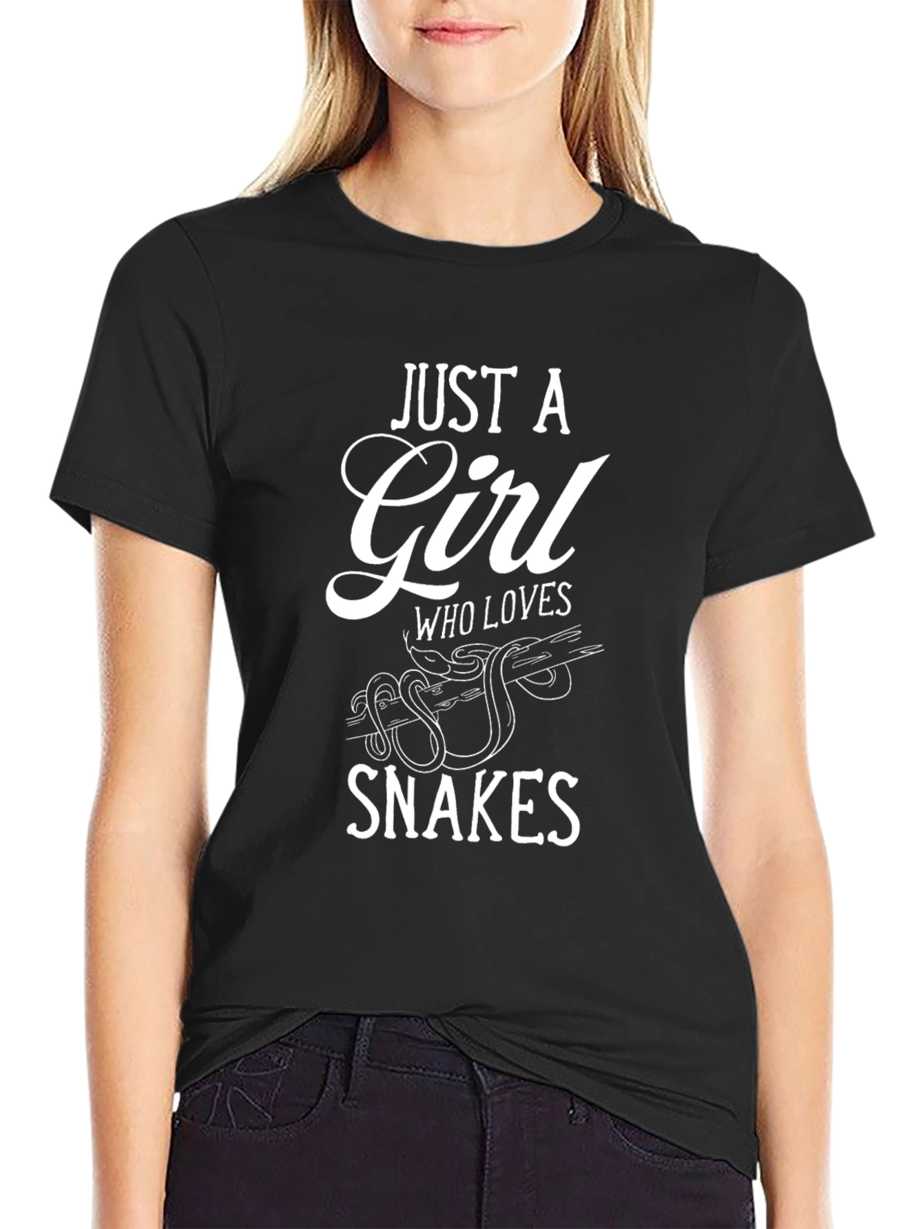 Just a Girl Who Loves Snakes T-Shirt
