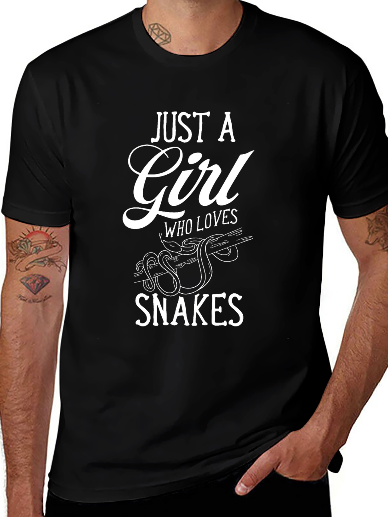 Just a Girl Who Loves Snakes T-Shirt