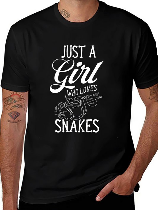 Just a Girl Who Loves Snakes T-Shirt
