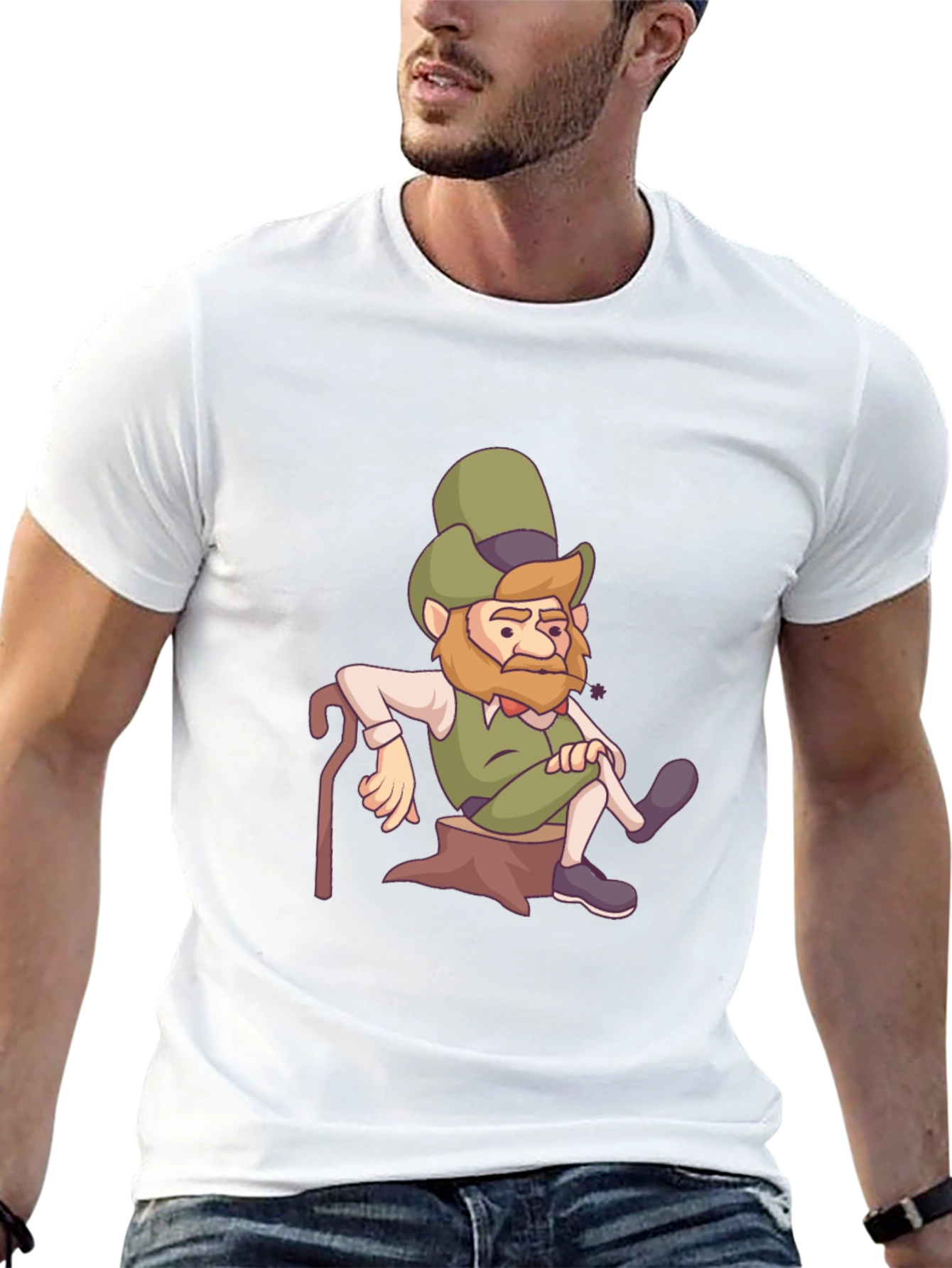 Leprechaun Graphic Tee - Lucky Irish Style