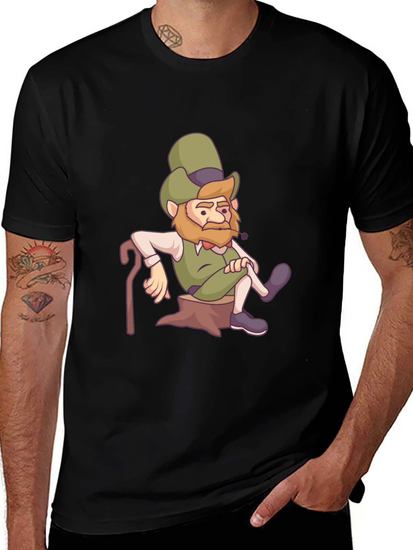 Leprechaun Graphic Tee - Lucky Irish Style