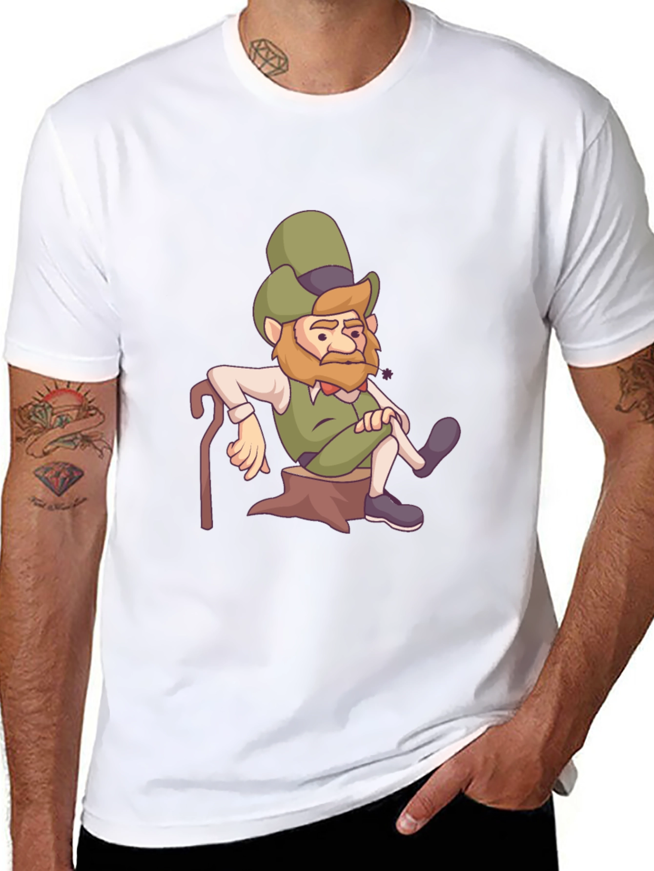 Leprechaun Graphic Tee - Lucky Irish Style