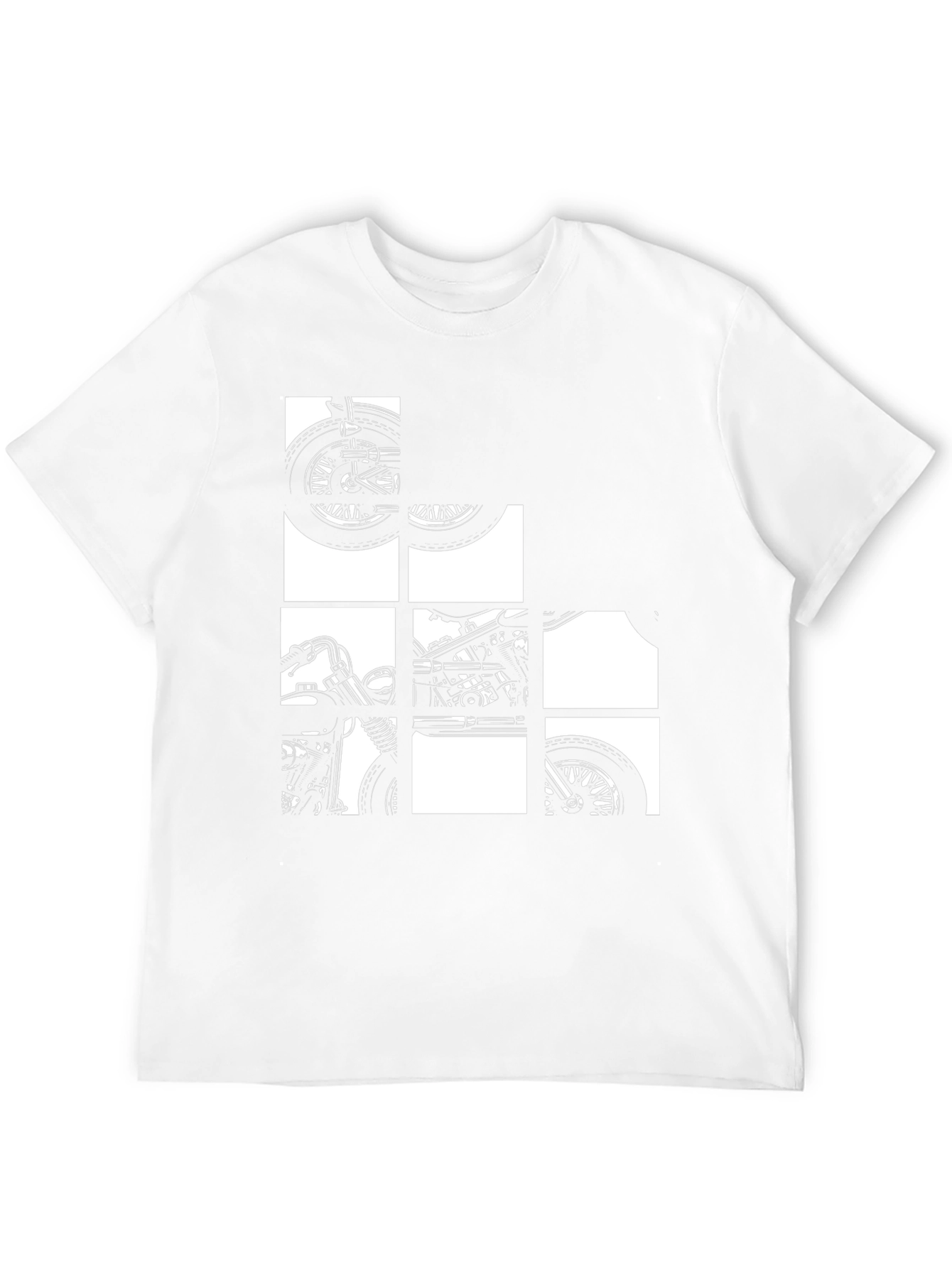 Motorcycle Graphic Tee - Black