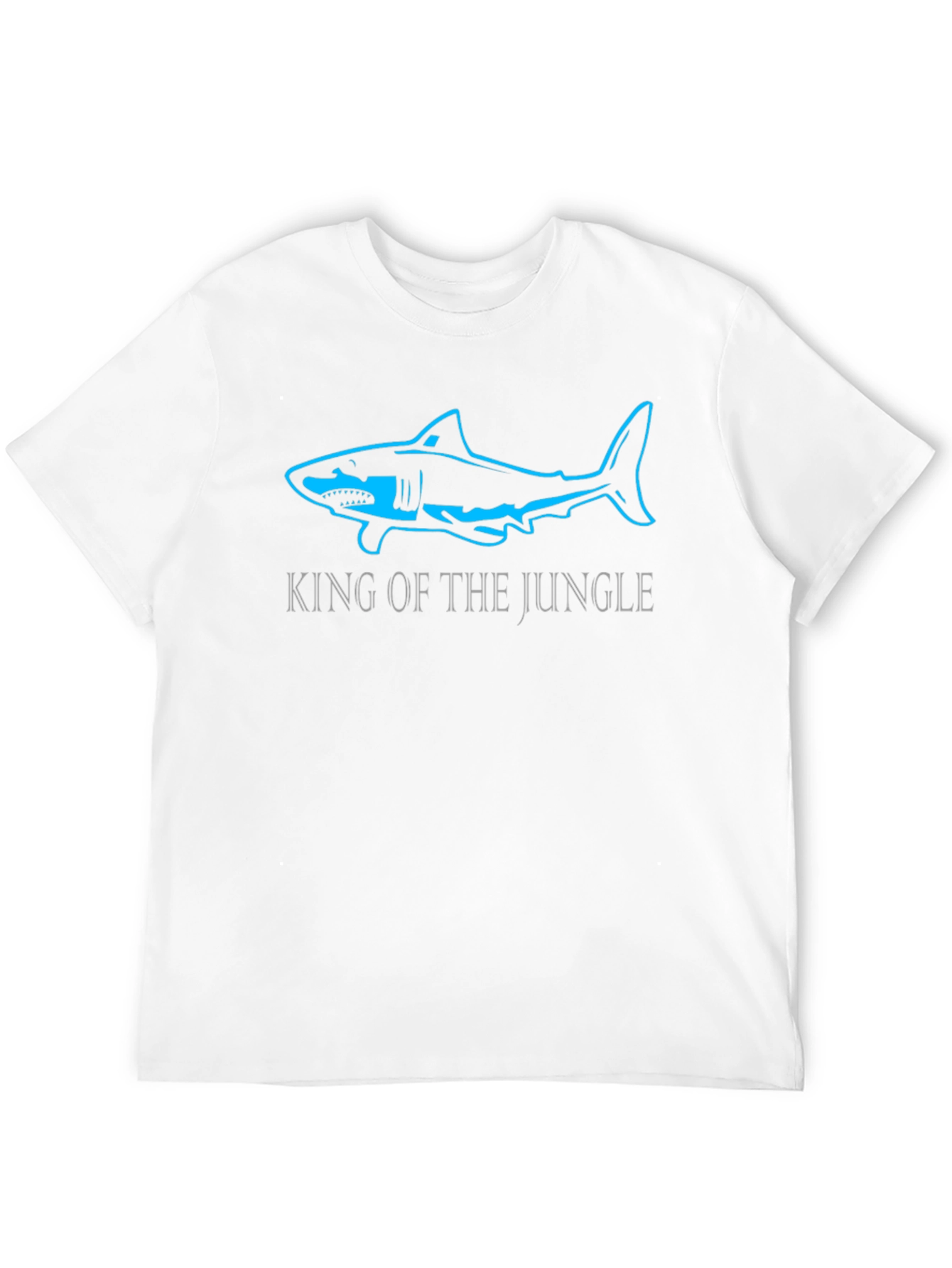 King of the Jungle Shark T-Shirt - Black