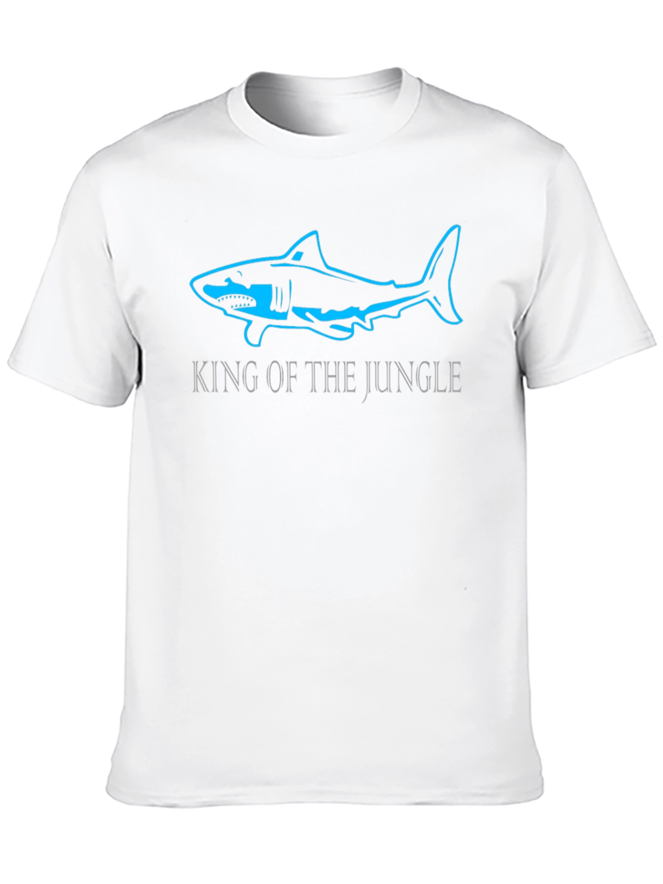 King of the Jungle Shark T-Shirt - Black