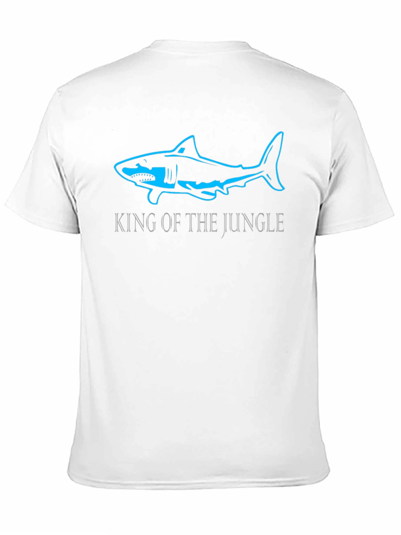 King of the Jungle Shark T-Shirt - Black