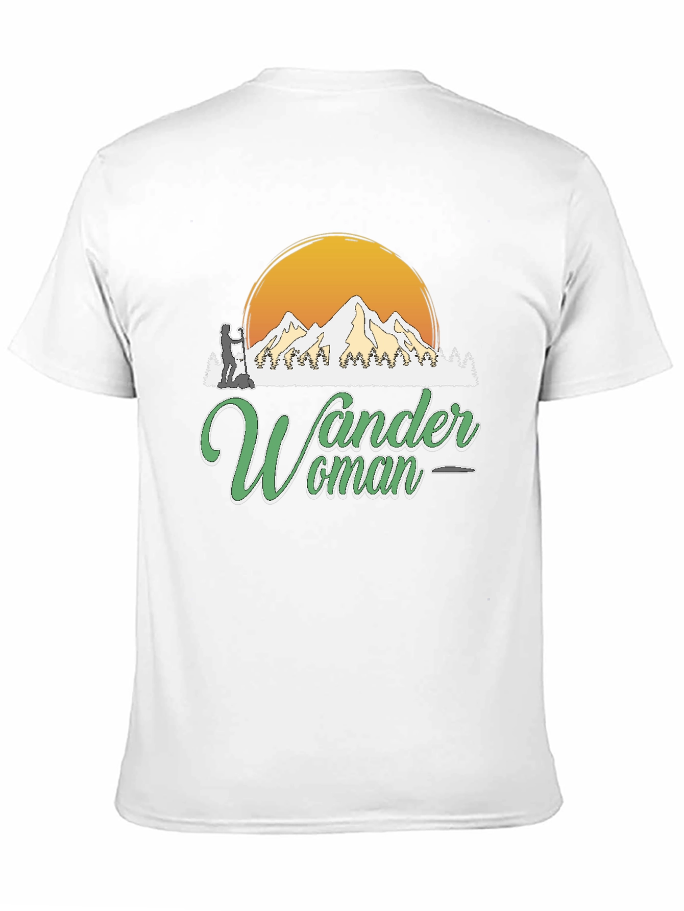 Wander Woman Hiking T-Shirt Black