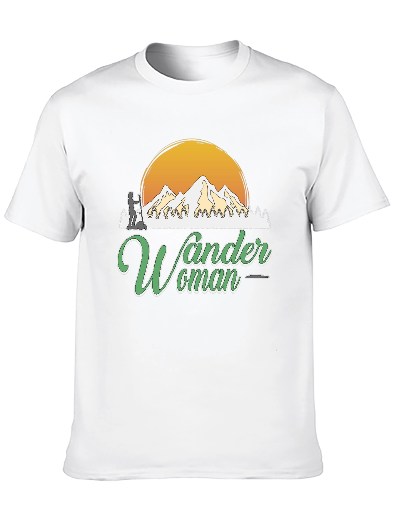 Wander Woman Hiking T-Shirt Black