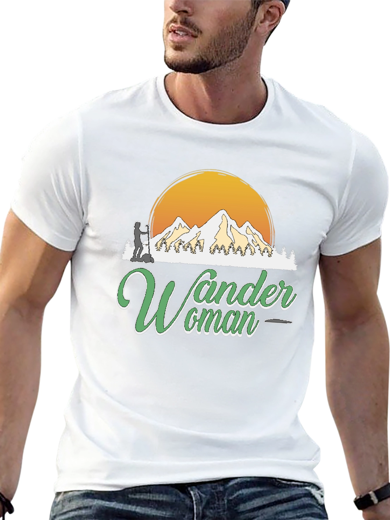 Wander Woman Hiking T-Shirt Black
