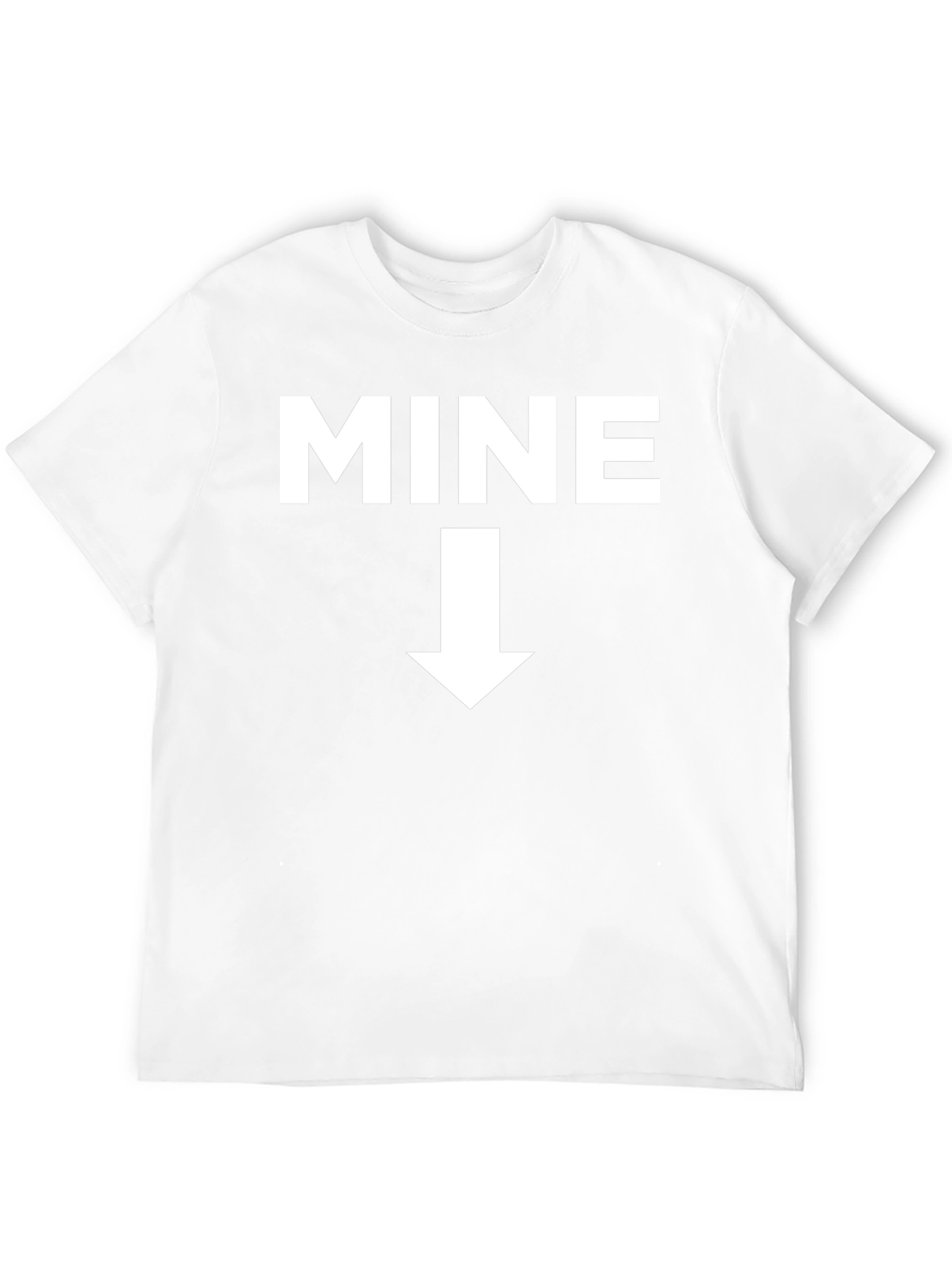 MINE Arrow Novelty Graphic T-Shirt - Black