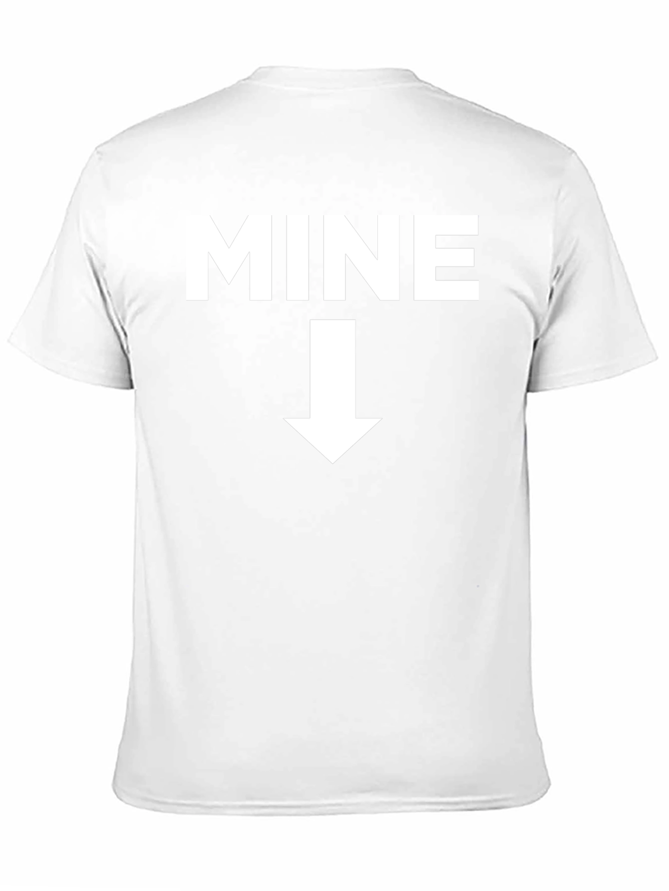 MINE Arrow Novelty Graphic T-Shirt - Black